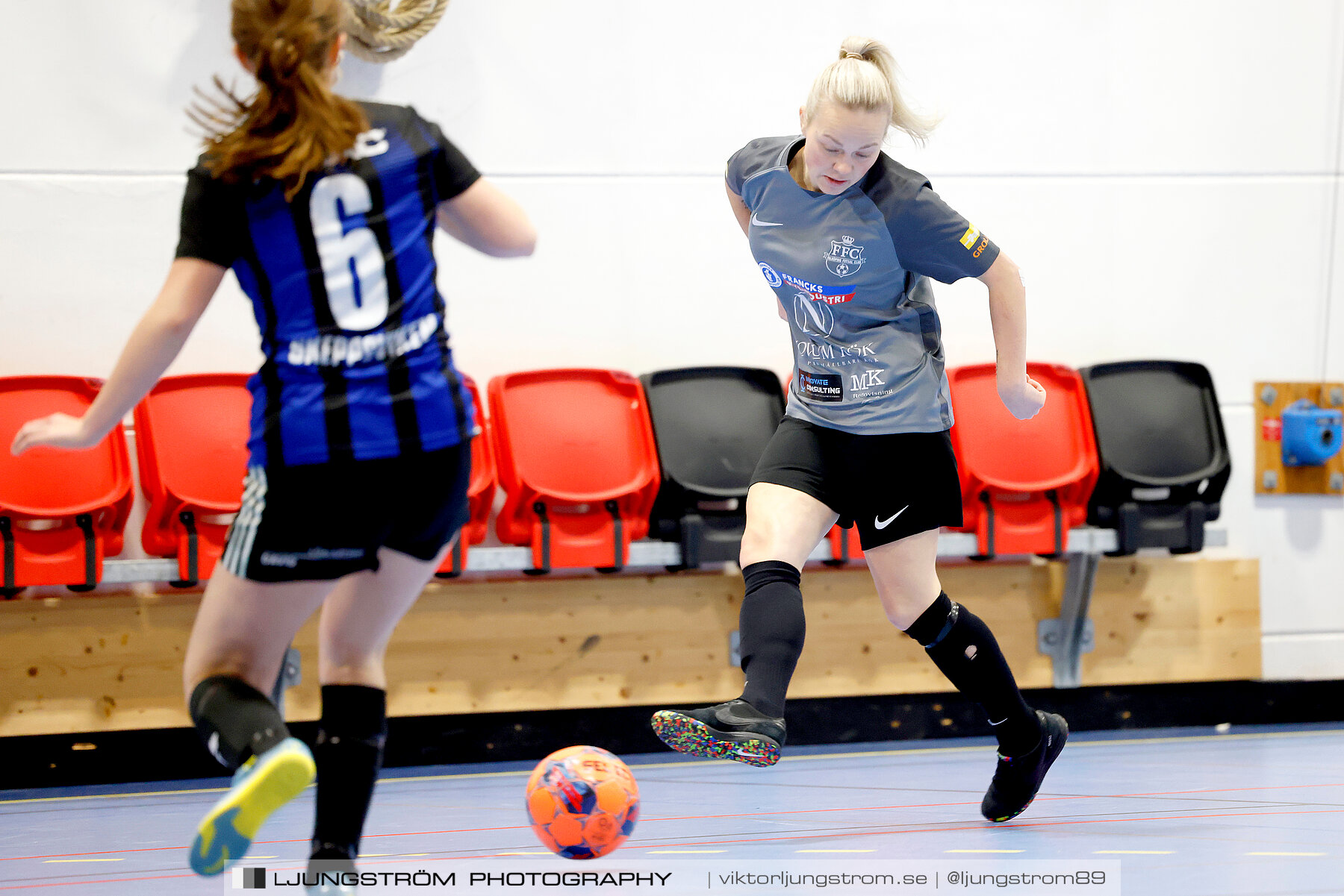 Dina-cupen 2024 FINAL Skövde KIK-Falköpings FC 1 0-1,dam,Idrottshallen,Töreboda,Sverige,Futsal,,2024,325538