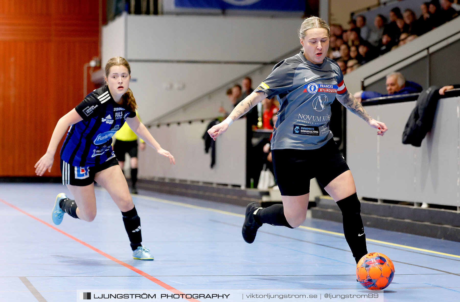 Dina-cupen 2024 FINAL Skövde KIK-Falköpings FC 1 0-1,dam,Idrottshallen,Töreboda,Sverige,Futsal,,2024,325541