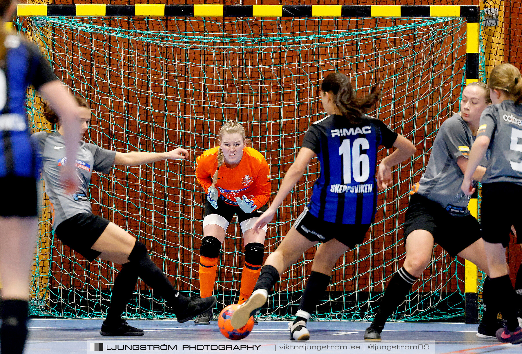 Dina-cupen 2024 FINAL Skövde KIK-Falköpings FC 1 0-1,dam,Idrottshallen,Töreboda,Sverige,Futsal,,2024,325550