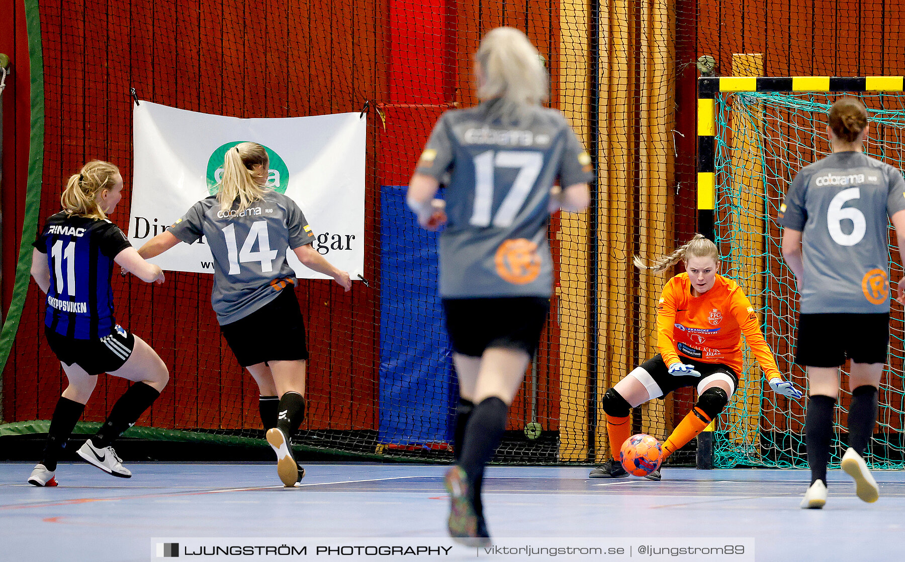 Dina-cupen 2024 FINAL Skövde KIK-Falköpings FC 1 0-1,dam,Idrottshallen,Töreboda,Sverige,Futsal,,2024,325554