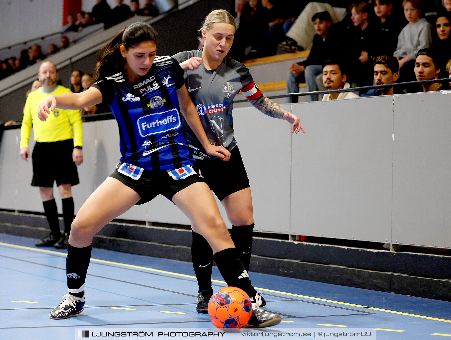 Dina-cupen 2024 FINAL Skövde KIK-Falköpings FC 1 0-1,dam,Idrottshallen,Töreboda,Sverige,Futsal,,2024,325562