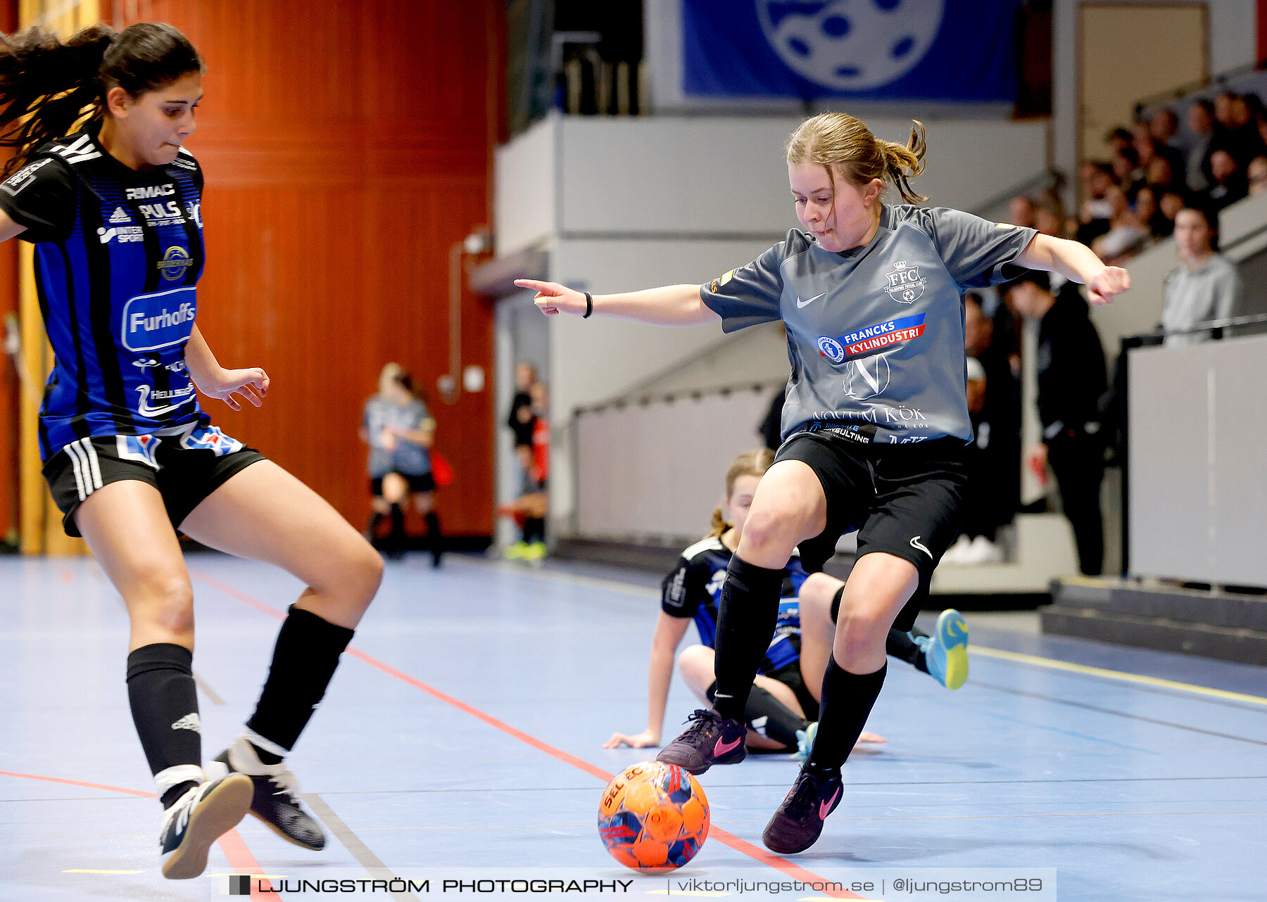 Dina-cupen 2024 FINAL Skövde KIK-Falköpings FC 1 0-1,dam,Idrottshallen,Töreboda,Sverige,Futsal,,2024,325570