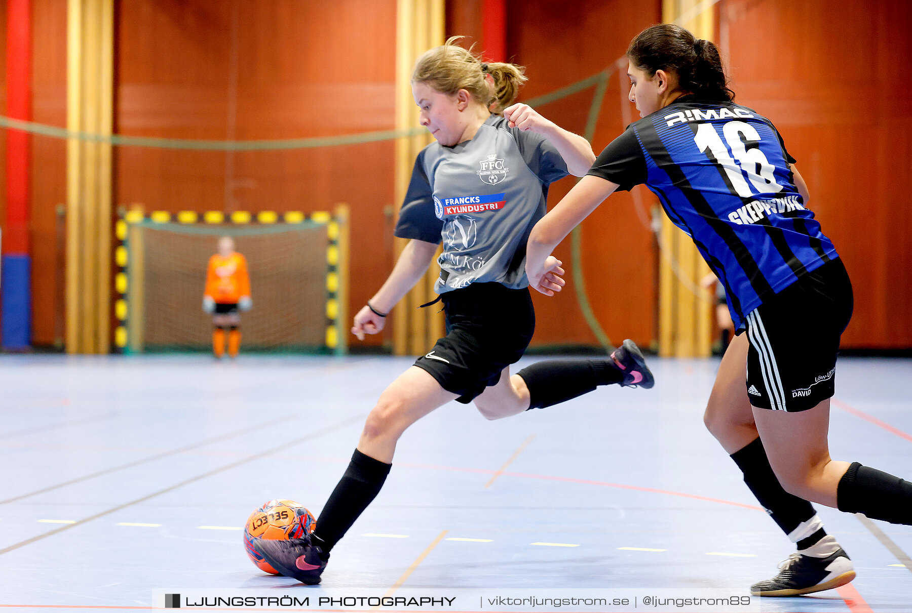 Dina-cupen 2024 FINAL Skövde KIK-Falköpings FC 1 0-1,dam,Idrottshallen,Töreboda,Sverige,Futsal,,2024,325571