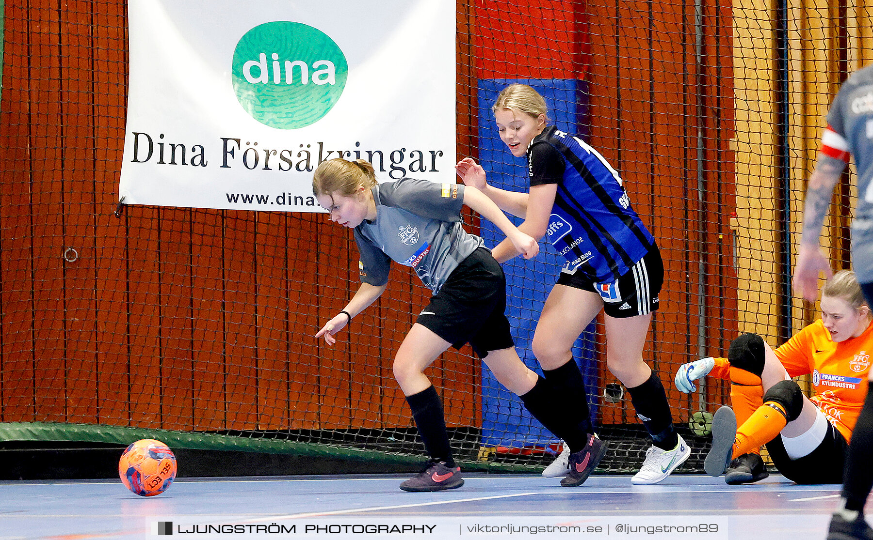 Dina-cupen 2024 FINAL Skövde KIK-Falköpings FC 1 0-1,dam,Idrottshallen,Töreboda,Sverige,Futsal,,2024,325582