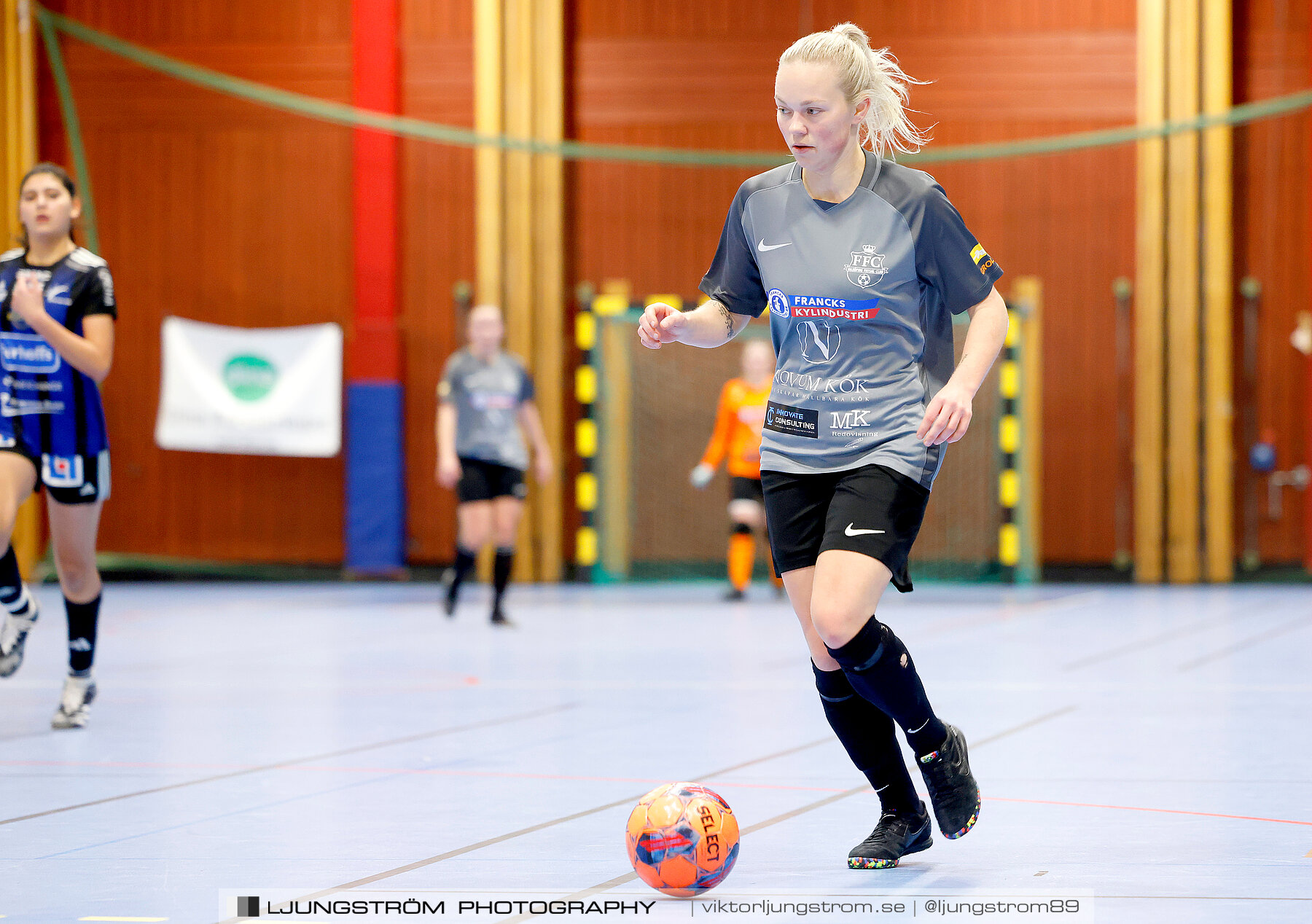 Dina-cupen 2024 FINAL Skövde KIK-Falköpings FC 1 0-1,dam,Idrottshallen,Töreboda,Sverige,Futsal,,2024,325601