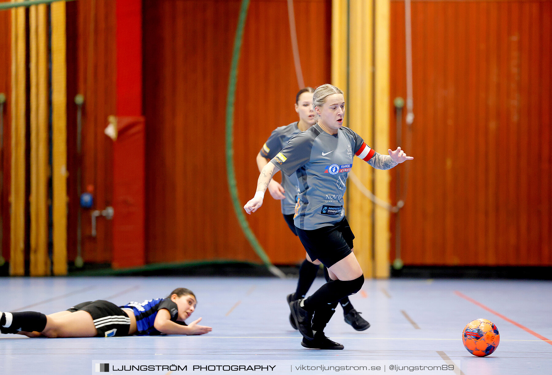 Dina-cupen 2024 FINAL Skövde KIK-Falköpings FC 1 0-1,dam,Idrottshallen,Töreboda,Sverige,Futsal,,2024,325606