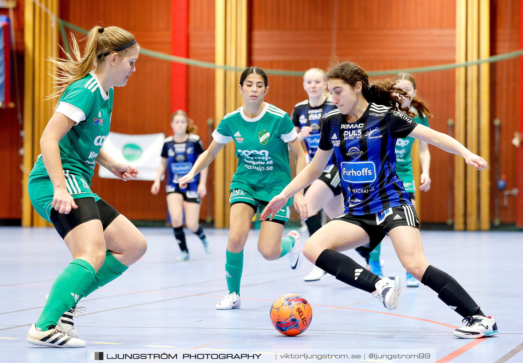 Dina-cupen 2024 Våmbs IF-Skövde KIK 0-2,dam,Idrottshallen,Töreboda,Sverige,Futsal,,2024,325615