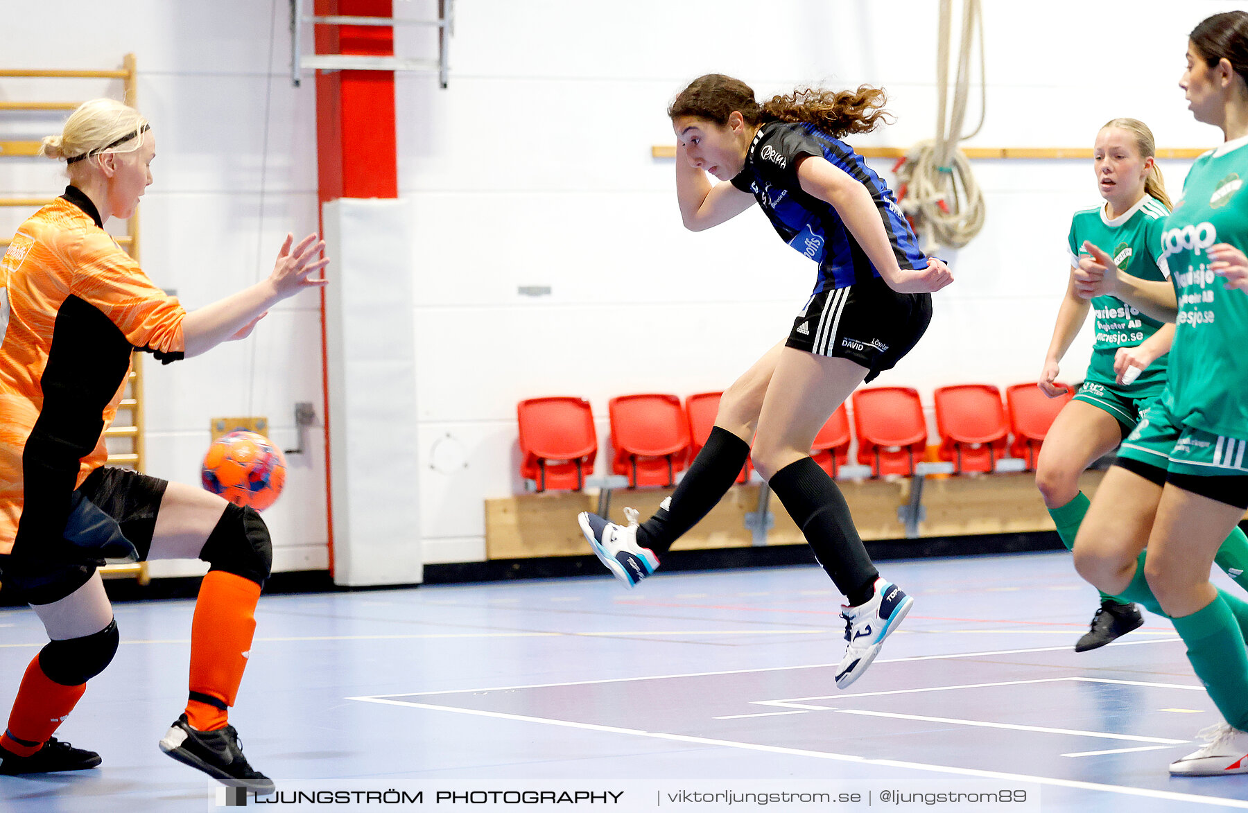 Dina-cupen 2024 Våmbs IF-Skövde KIK 0-2,dam,Idrottshallen,Töreboda,Sverige,Futsal,,2024,325655