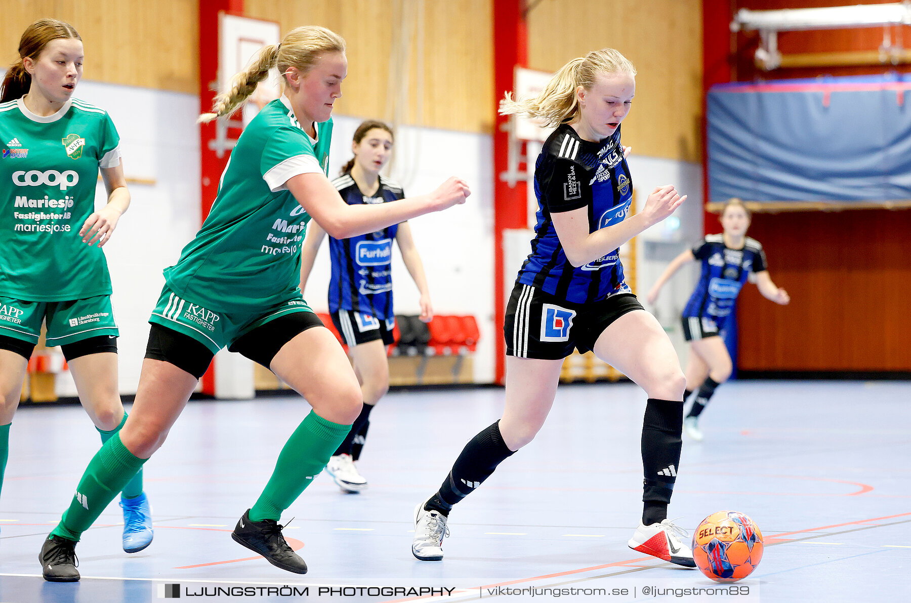 Dina-cupen 2024 Våmbs IF-Skövde KIK 0-2,dam,Idrottshallen,Töreboda,Sverige,Futsal,,2024,325689