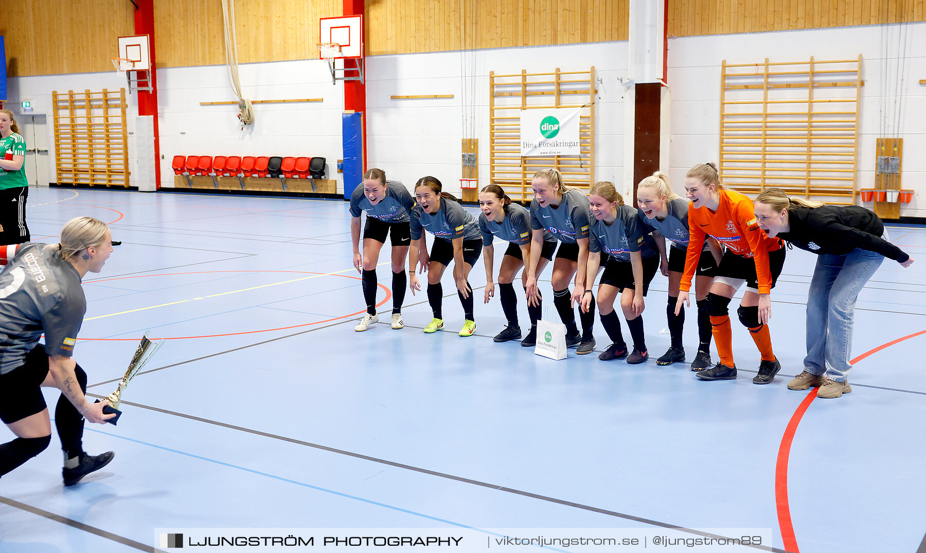 Dina-cupen 2024 FINAL Skövde KIK-Falköpings FC 1 0-1,dam,Idrottshallen,Töreboda,Sverige,Futsal,,2024,325752