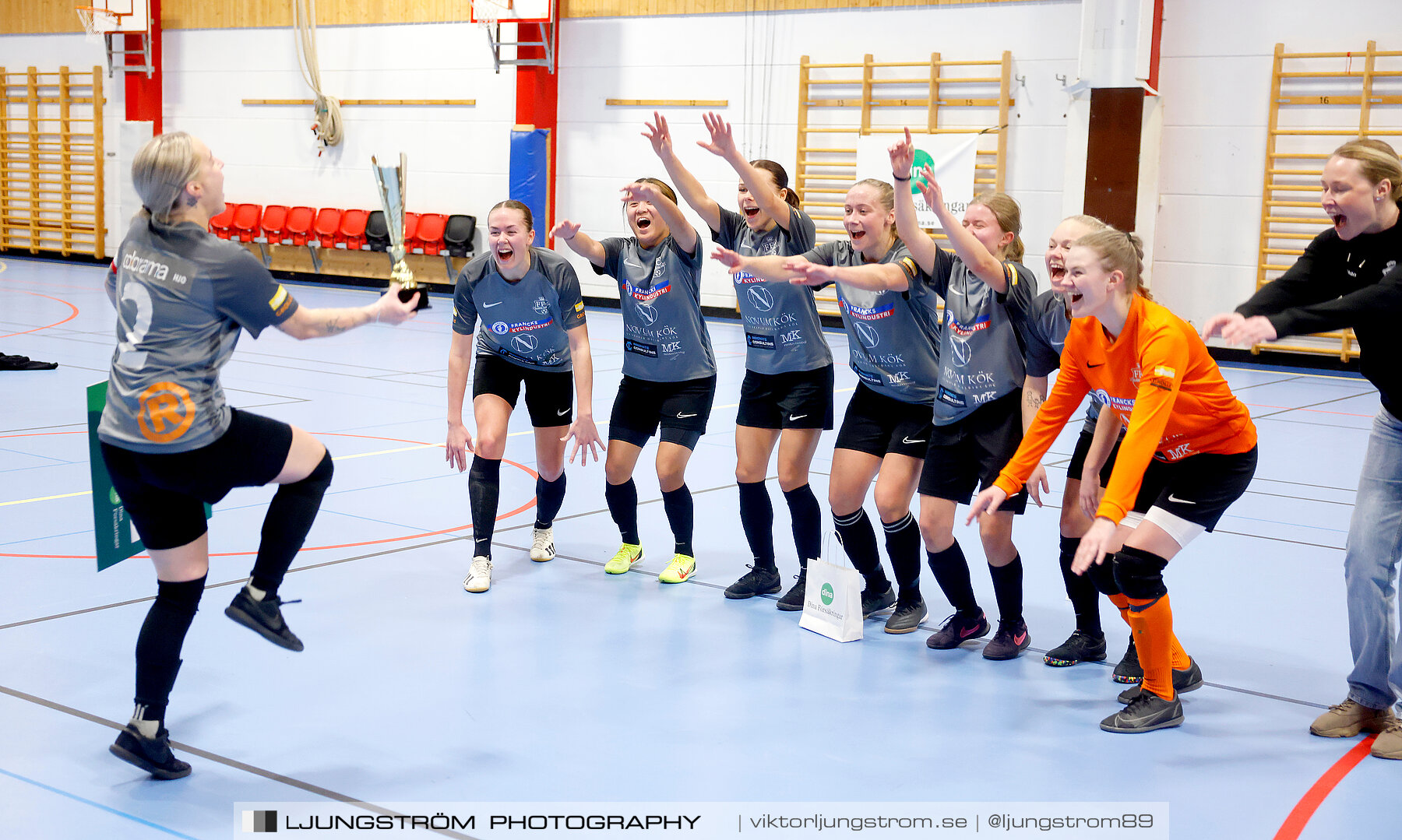 Dina-cupen 2024 FINAL Skövde KIK-Falköpings FC 1 0-1,dam,Idrottshallen,Töreboda,Sverige,Futsal,,2024,325753