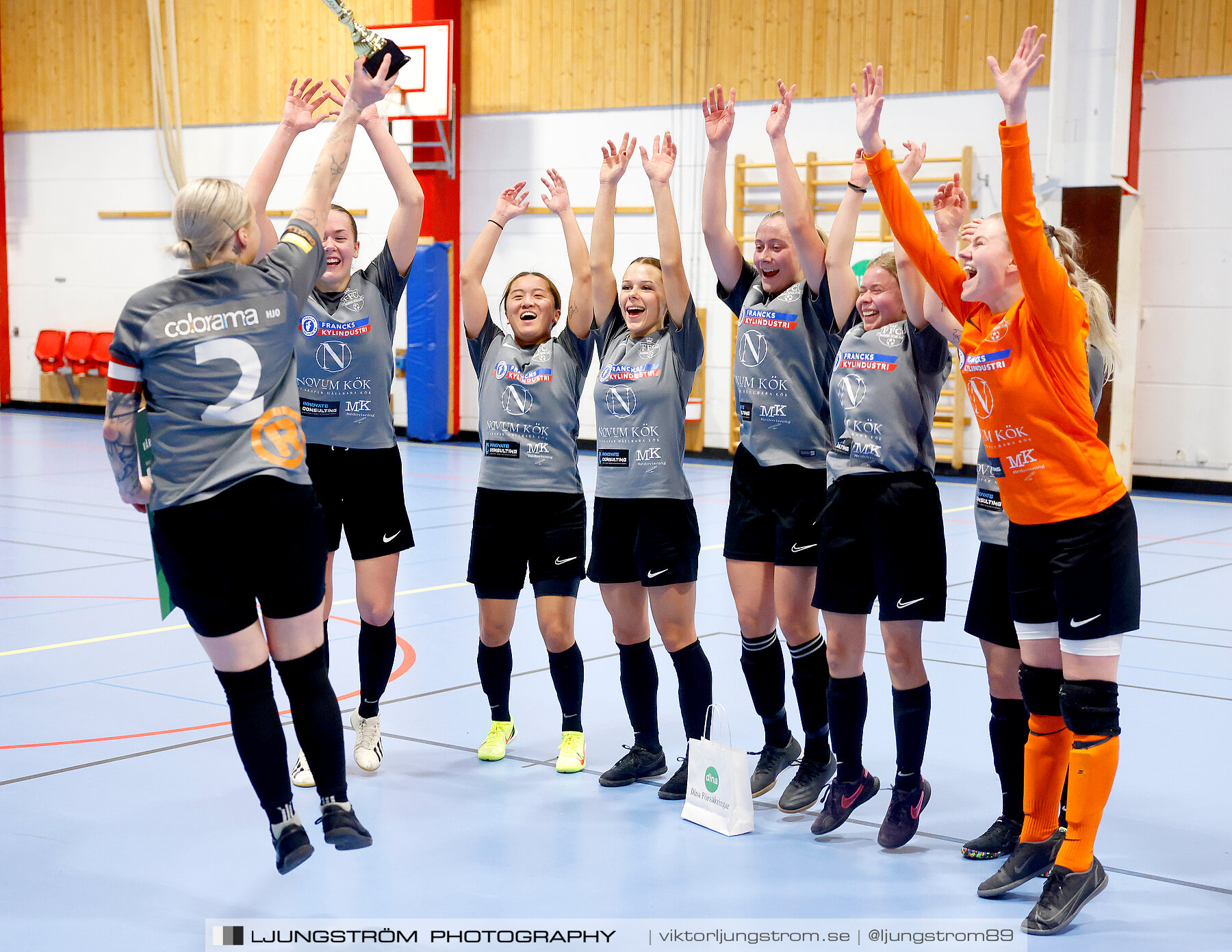 Dina-cupen 2024 FINAL Skövde KIK-Falköpings FC 1 0-1,dam,Idrottshallen,Töreboda,Sverige,Futsal,,2024,325755