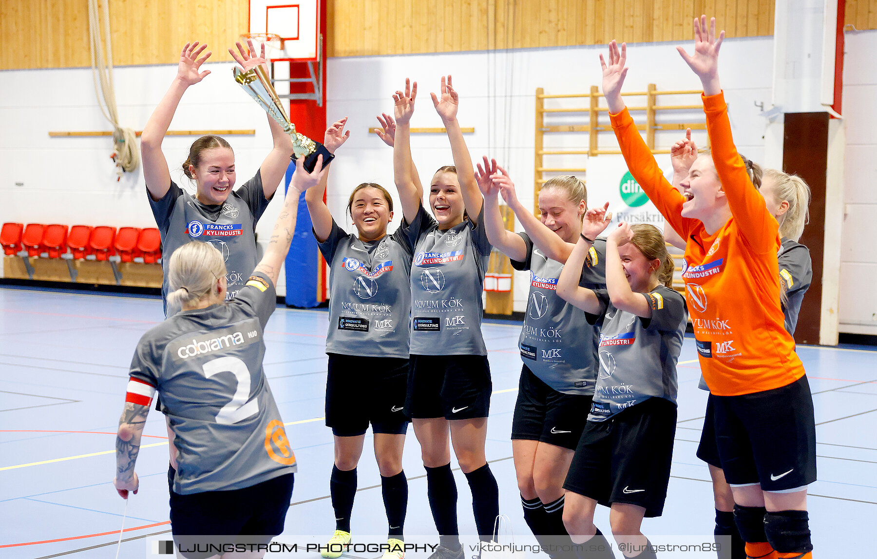 Dina-cupen 2024 FINAL Skövde KIK-Falköpings FC 1 0-1,dam,Idrottshallen,Töreboda,Sverige,Futsal,,2024,325756