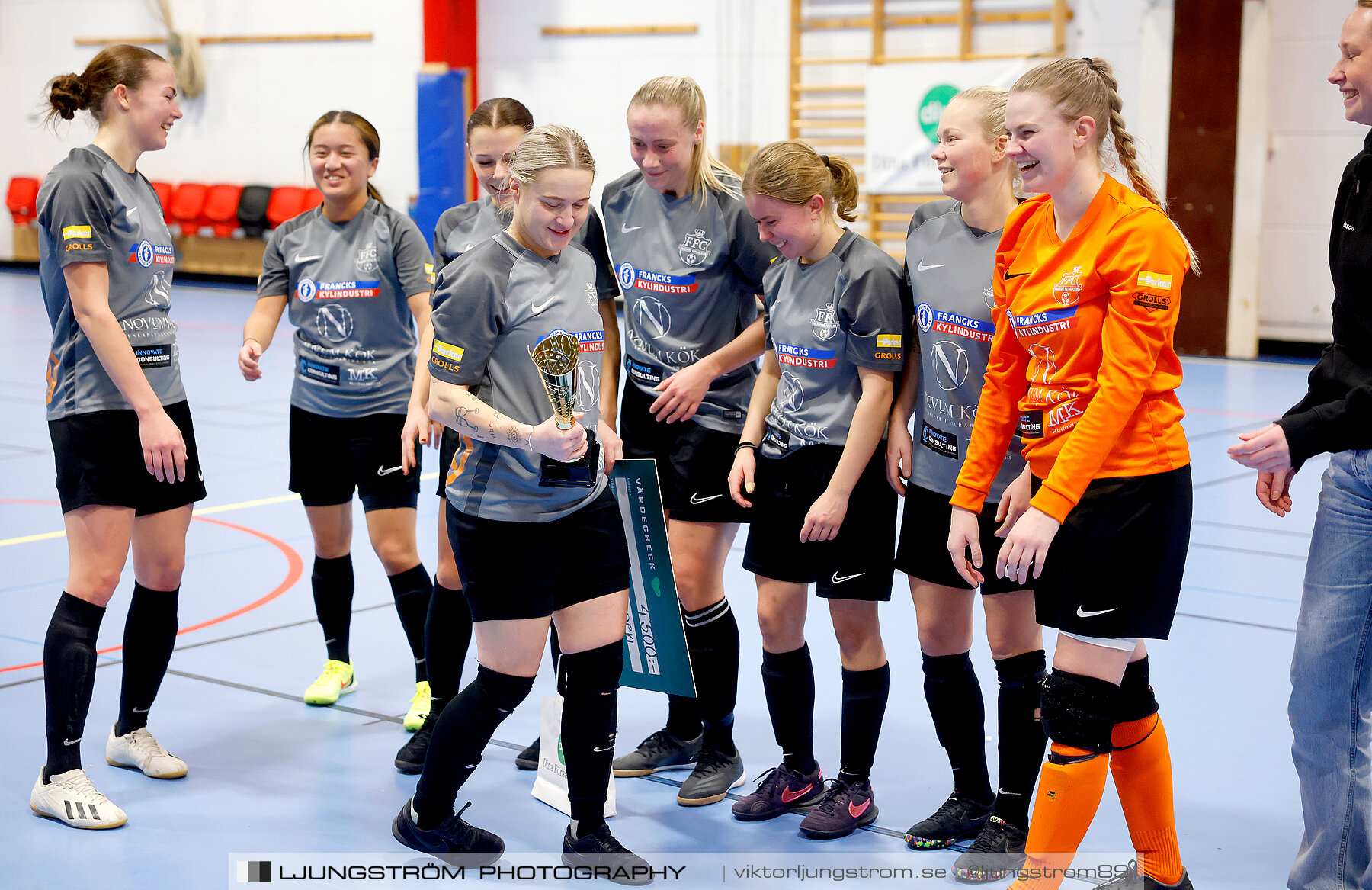 Dina-cupen 2024 FINAL Skövde KIK-Falköpings FC 1 0-1,dam,Idrottshallen,Töreboda,Sverige,Futsal,,2024,325759