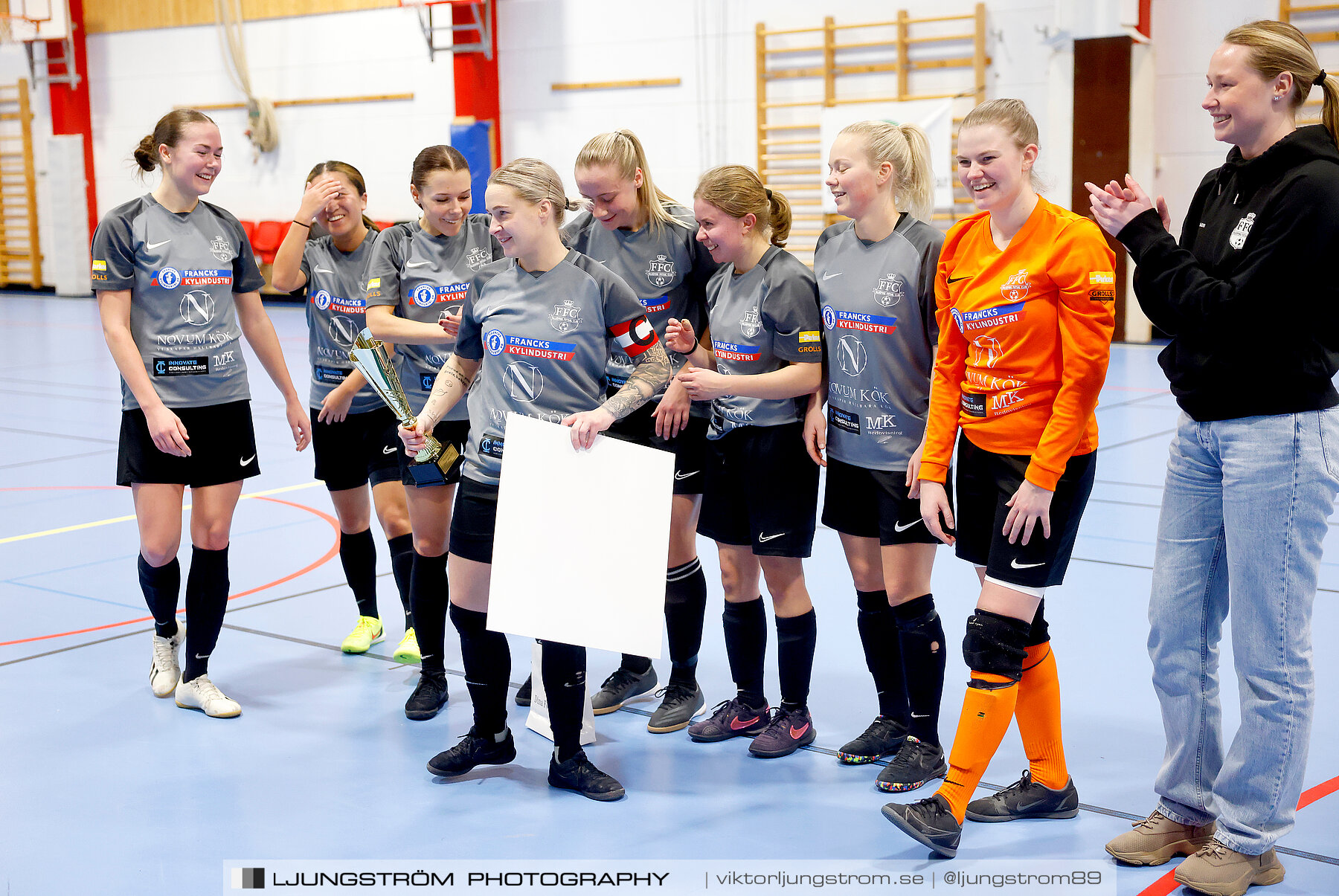 Dina-cupen 2024 FINAL Skövde KIK-Falköpings FC 1 0-1,dam,Idrottshallen,Töreboda,Sverige,Futsal,,2024,325760