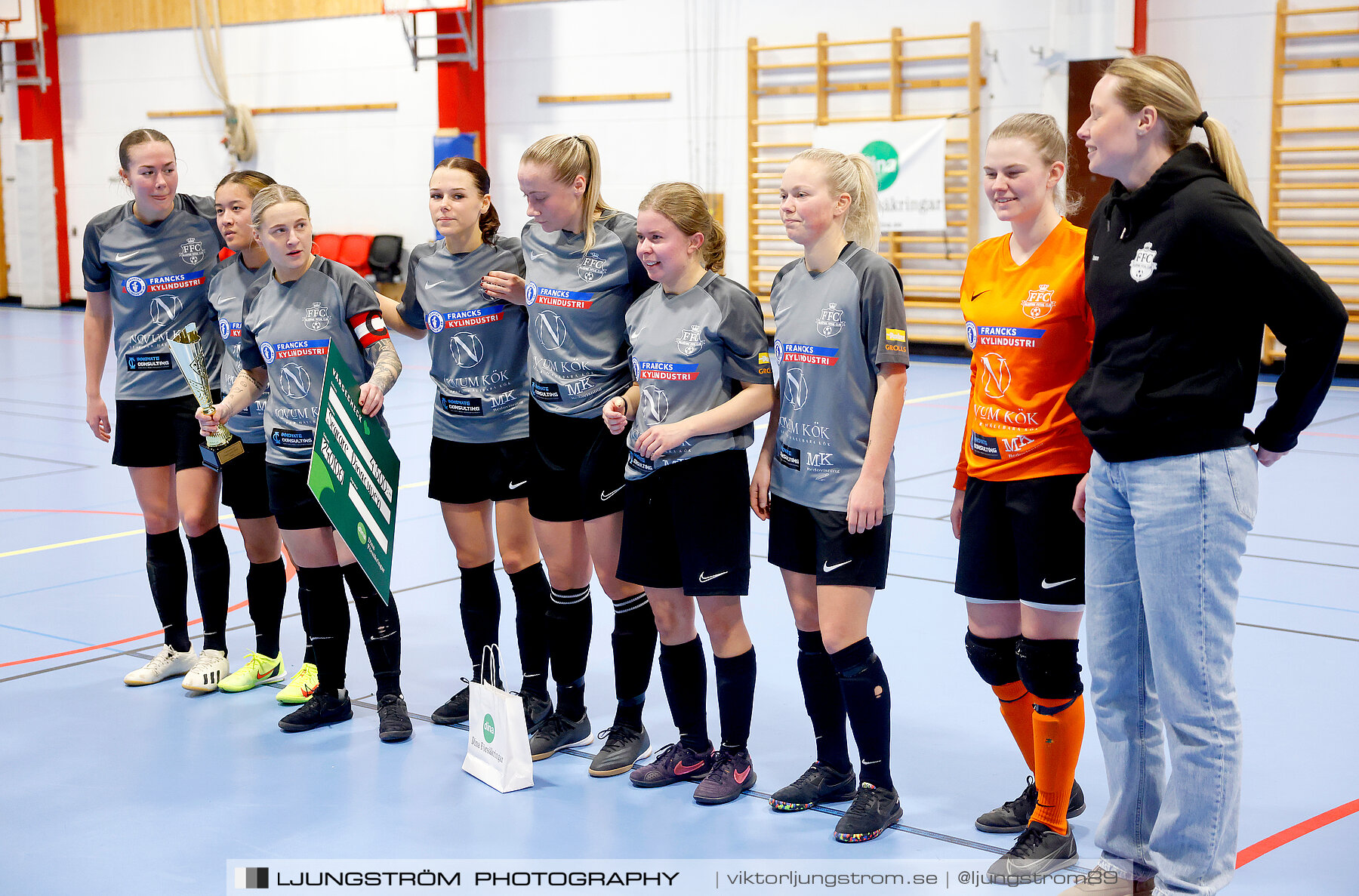 Dina-cupen 2024 FINAL Skövde KIK-Falköpings FC 1 0-1,dam,Idrottshallen,Töreboda,Sverige,Futsal,,2024,325763