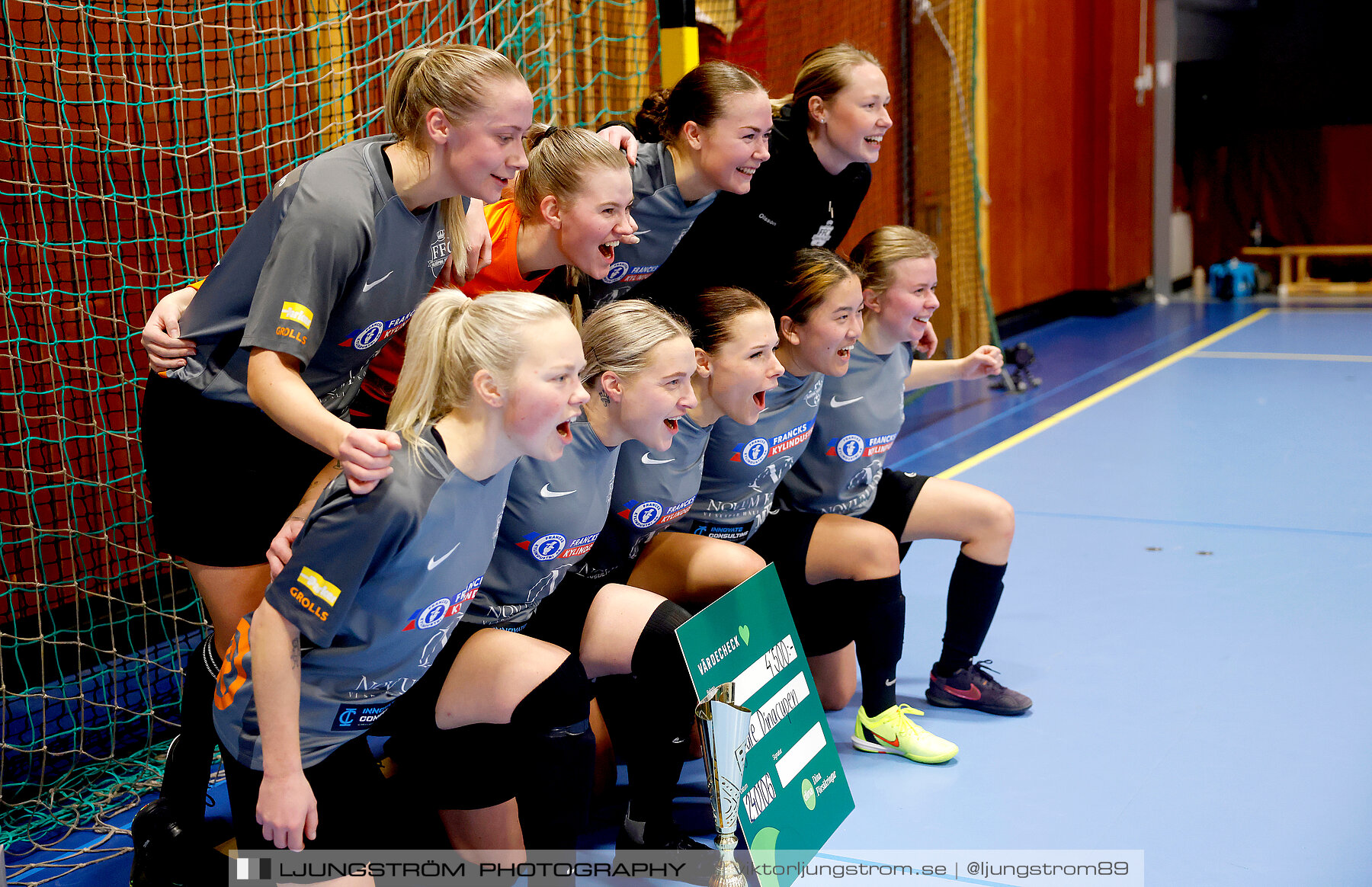Dina-cupen 2024 FINAL Skövde KIK-Falköpings FC 1 0-1,dam,Idrottshallen,Töreboda,Sverige,Futsal,,2024,325769