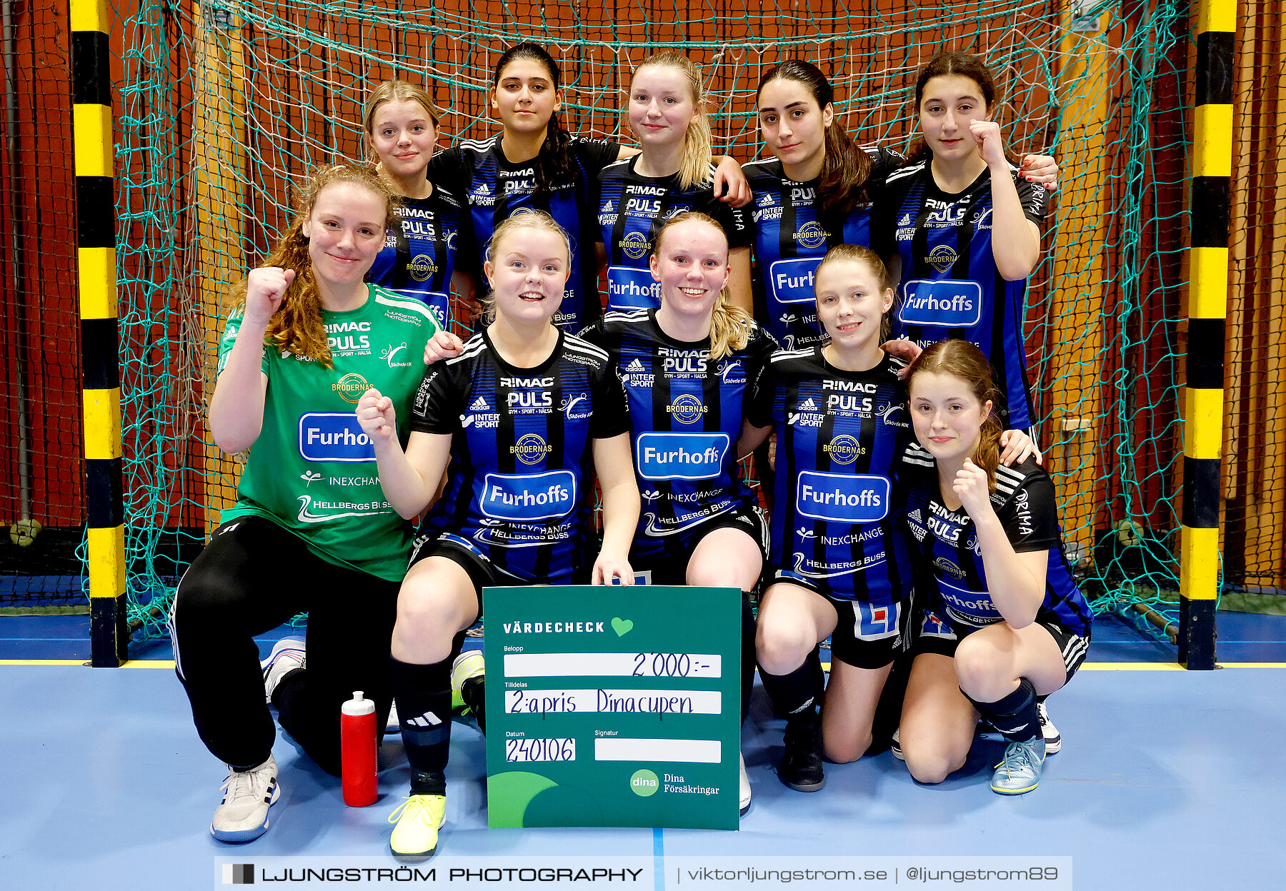 Dina-cupen 2024 FINAL Skövde KIK-Falköpings FC 1 0-1,dam,Idrottshallen,Töreboda,Sverige,Futsal,,2024,325773