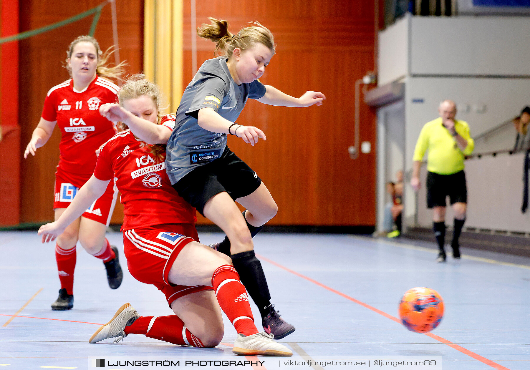 Dina-cupen 2024 Mariestads BoIS FF-Falköpings FC 1 0-2,dam,Idrottshallen,Töreboda,Sverige,Futsal,,2024,325920