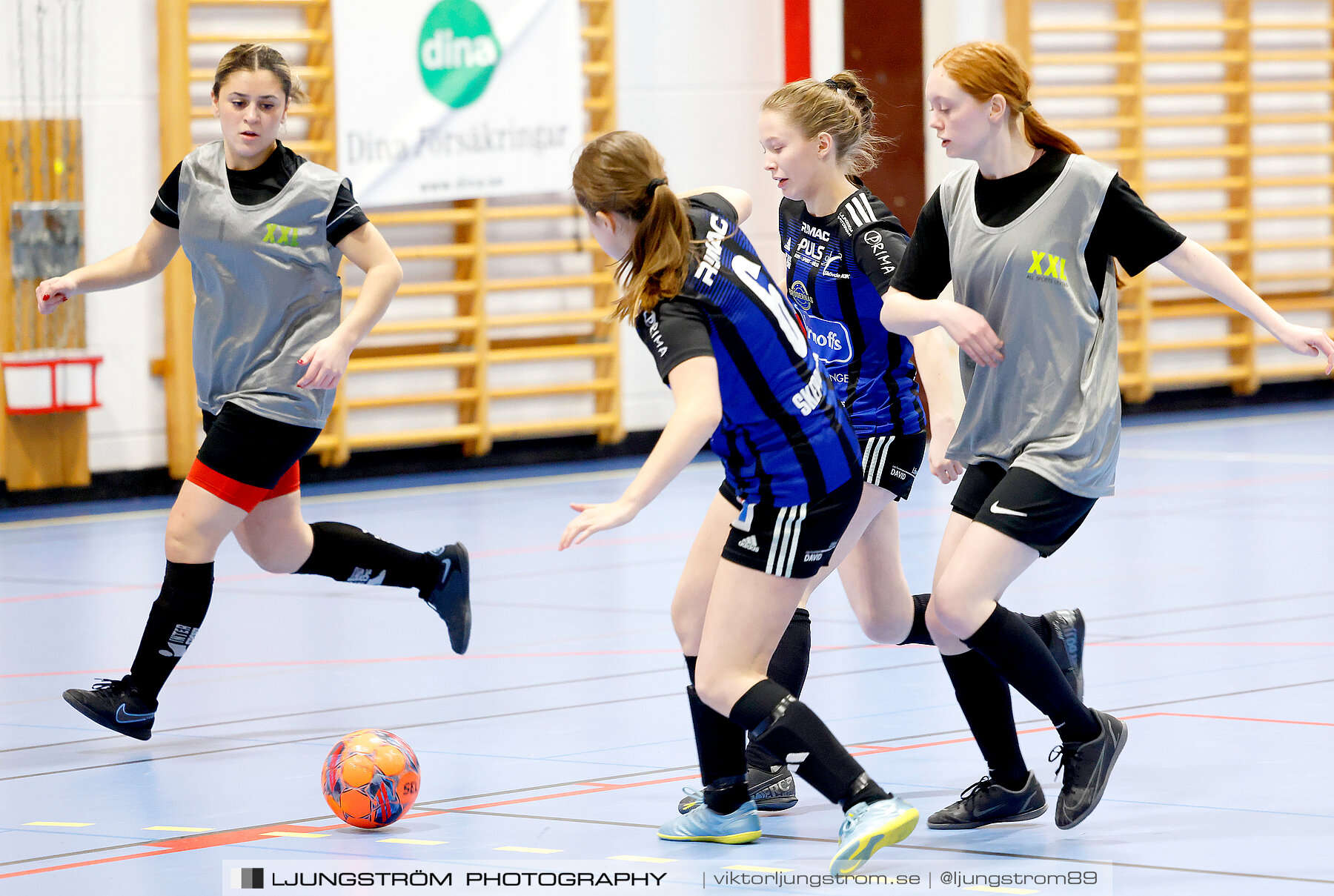 Dina-cupen 2024 1 4-final Skövde KIK-Falköpings FC 2 2-0,dam,Idrottshallen,Töreboda,Sverige,Futsal,,2024,325972