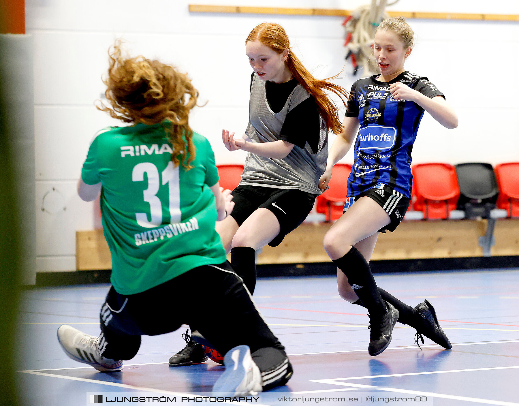 Dina-cupen 2024 1 4-final Skövde KIK-Falköpings FC 2 2-0,dam,Idrottshallen,Töreboda,Sverige,Futsal,,2024,325989