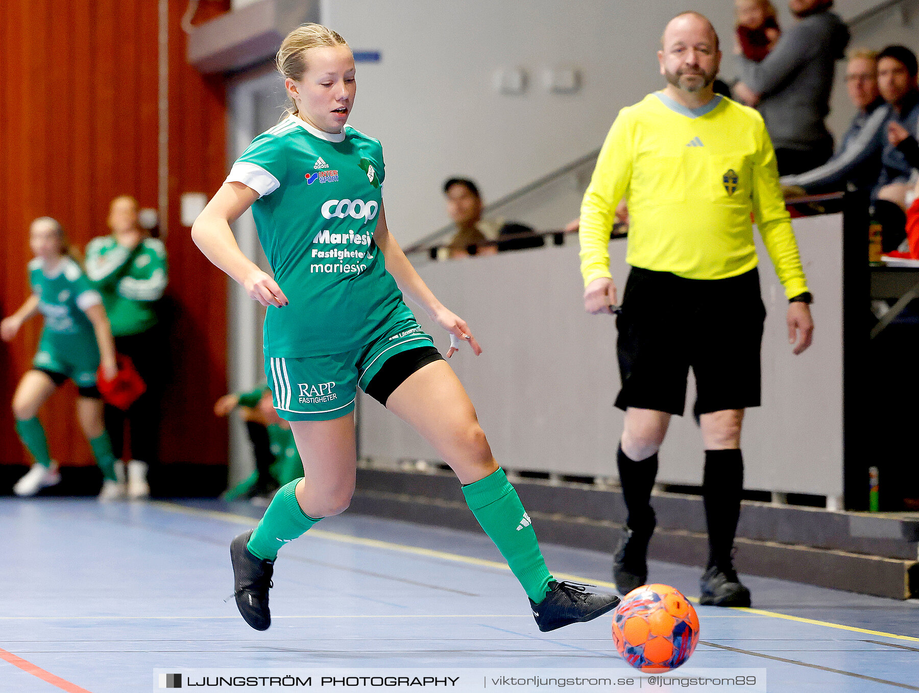 Dina-cupen 2024 1 4-final Mariestads BoIS FF-Våmbs IF 6-5,dam,Idrottshallen,Töreboda,Sverige,Futsal,,2024,326070