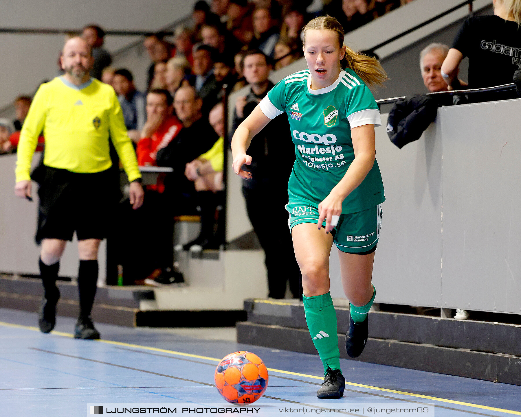 Dina-cupen 2024 1 4-final Mariestads BoIS FF-Våmbs IF 6-5,dam,Idrottshallen,Töreboda,Sverige,Futsal,,2024,326071