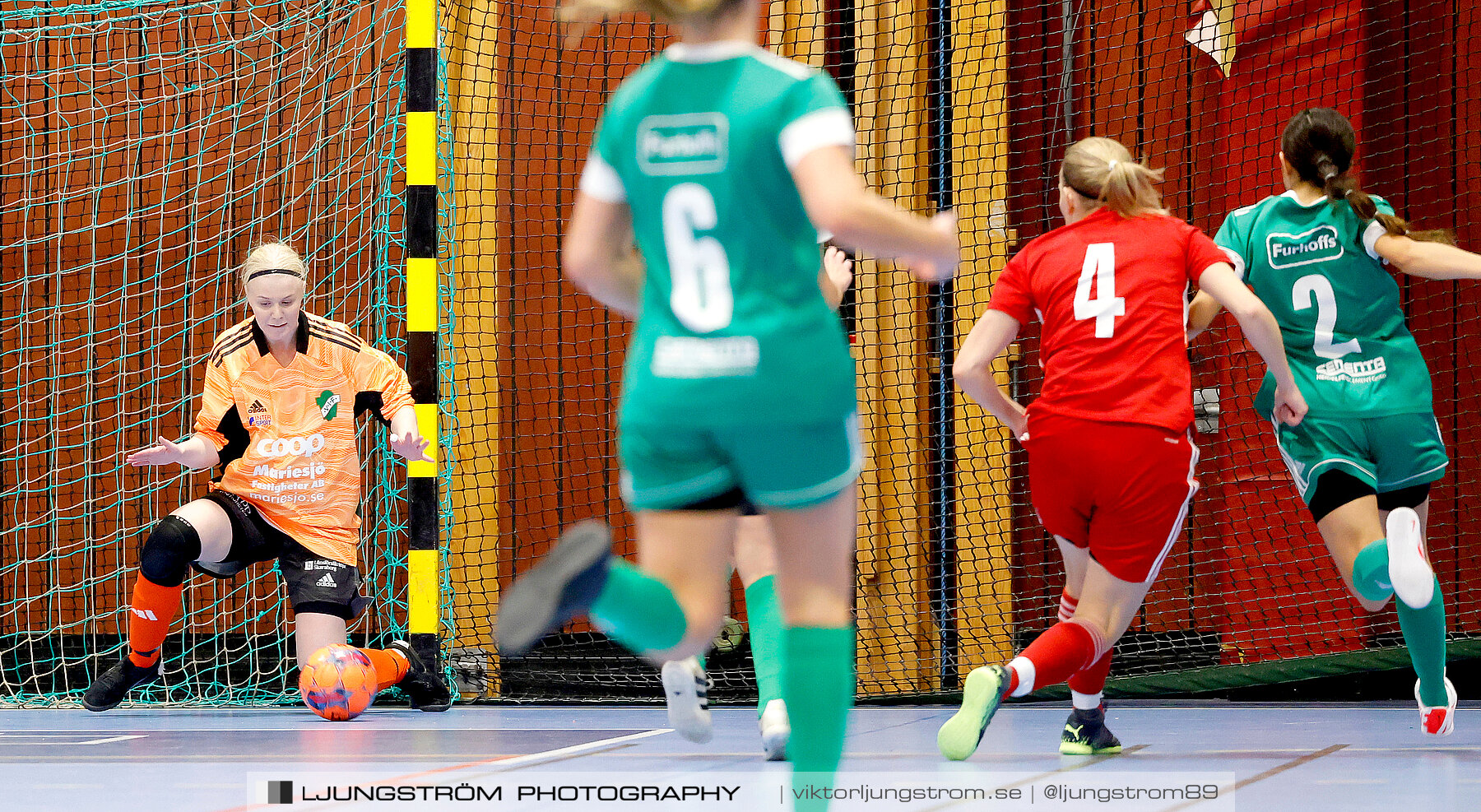 Dina-cupen 2024 1 4-final Mariestads BoIS FF-Våmbs IF 6-5,dam,Idrottshallen,Töreboda,Sverige,Futsal,,2024,326092