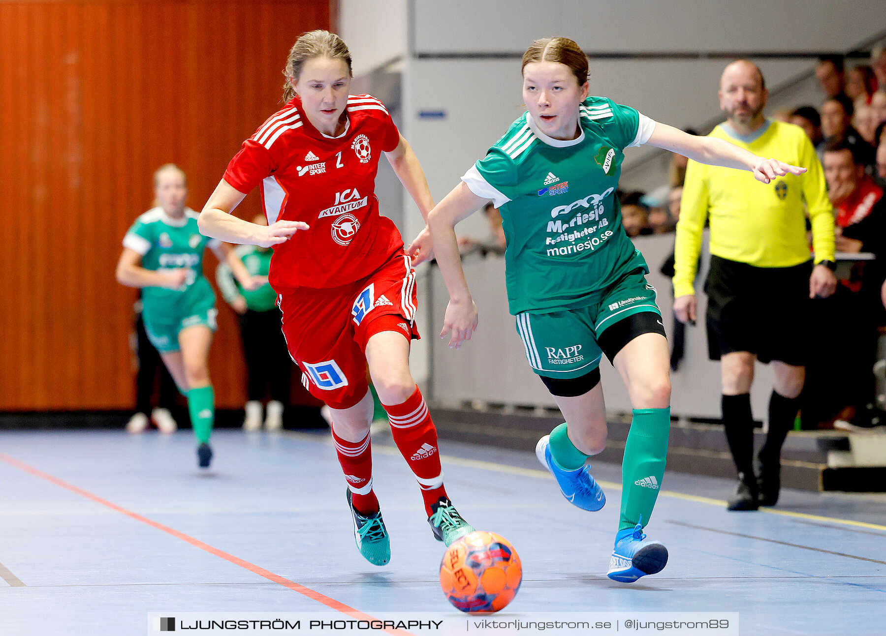 Dina-cupen 2024 1 4-final Mariestads BoIS FF-Våmbs IF 6-5,dam,Idrottshallen,Töreboda,Sverige,Futsal,,2024,326111