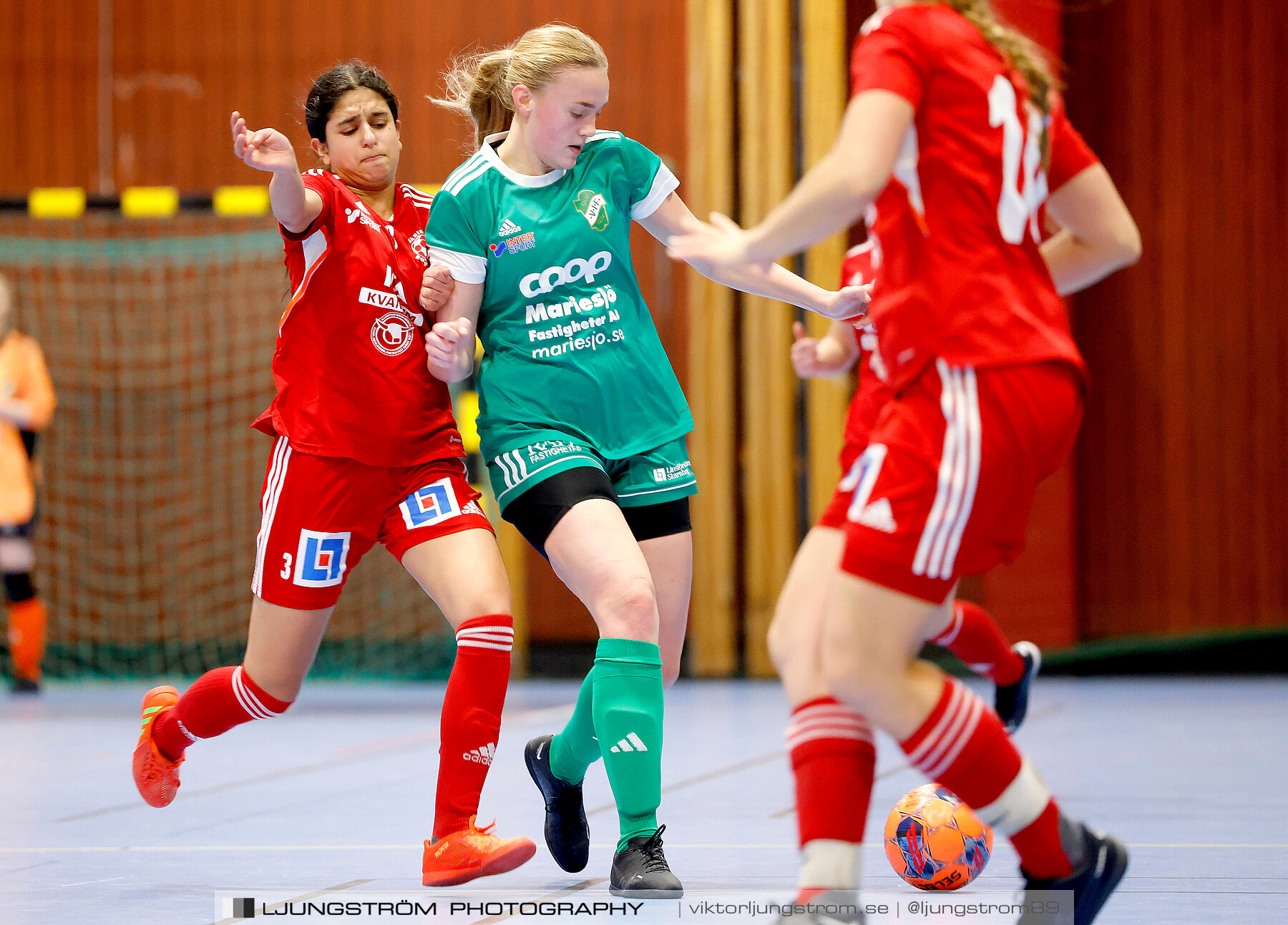 Dina-cupen 2024 1 4-final Mariestads BoIS FF-Våmbs IF 6-5,dam,Idrottshallen,Töreboda,Sverige,Futsal,,2024,326113