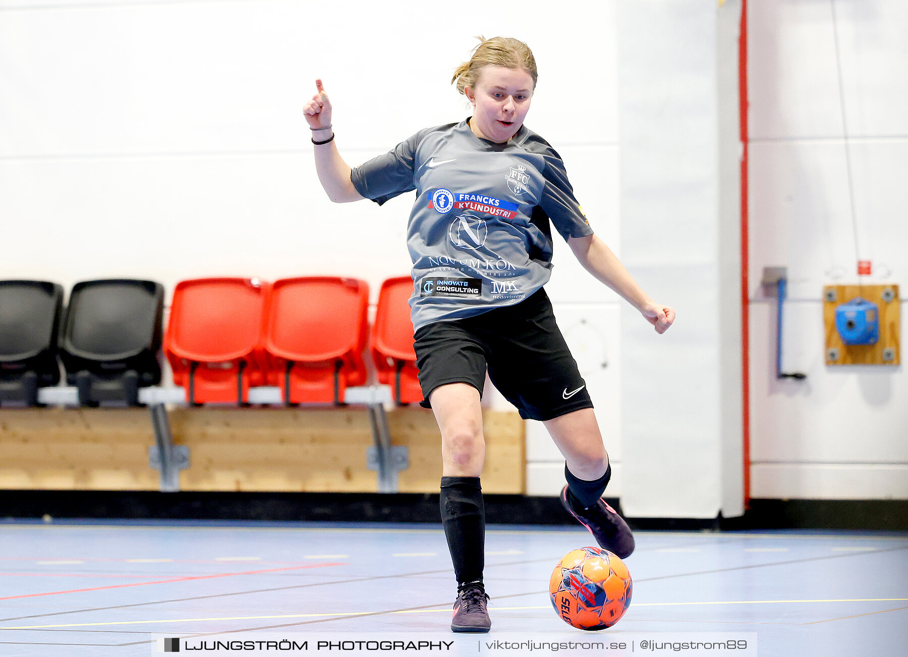 Dina-cupen 2024 1 4-final Falköpings FC 1-Fagersanna Mölltorp Brevik 3-0,dam,Idrottshallen,Töreboda,Sverige,Futsal,,2024,326163