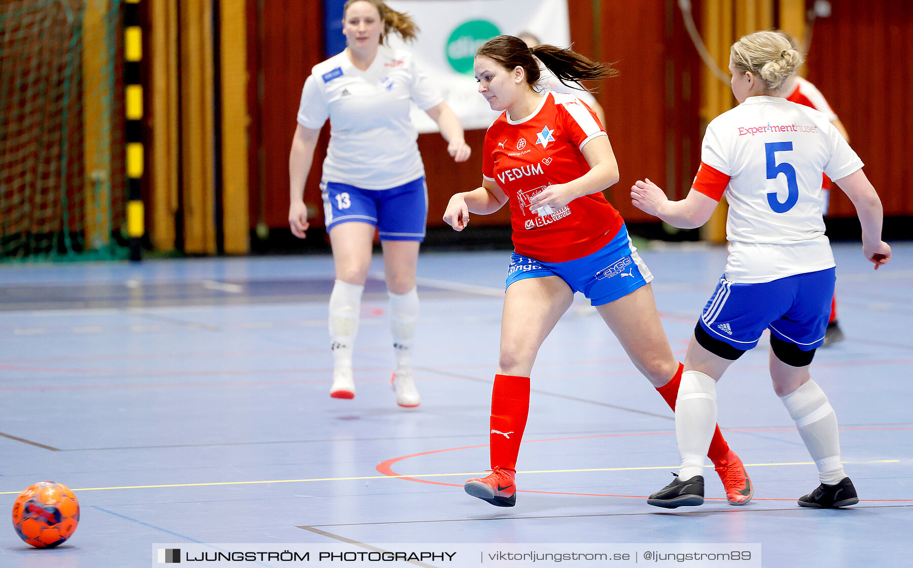 Dina-cupen 2024 1 4-final Vedums AIS-IFK Hjo 2-3,dam,Idrottshallen,Töreboda,Sverige,Futsal,,2024,326208