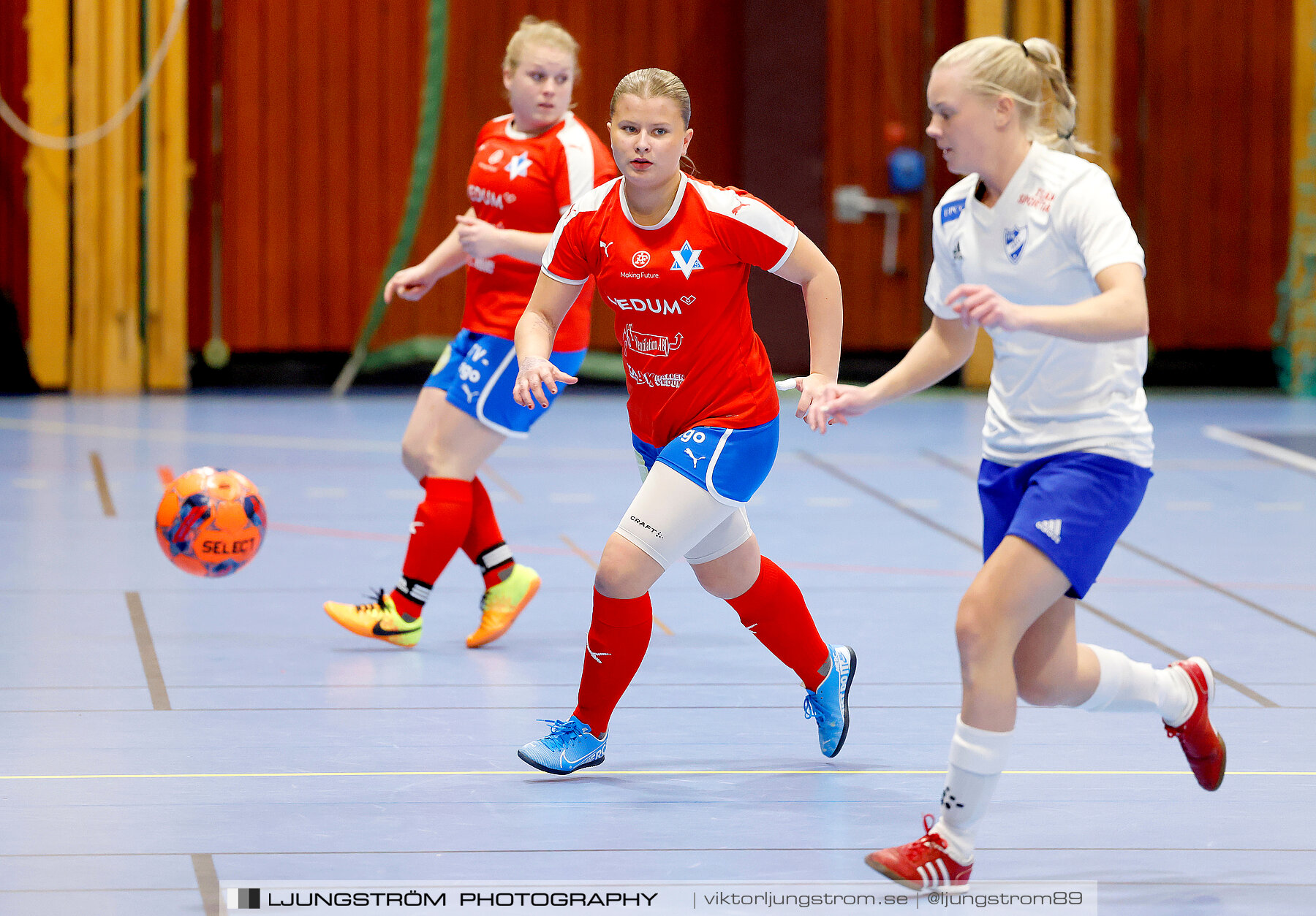 Dina-cupen 2024 1 4-final Vedums AIS-IFK Hjo 2-3,dam,Idrottshallen,Töreboda,Sverige,Futsal,,2024,326215