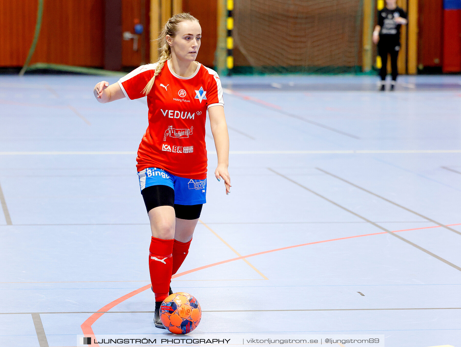 Dina-cupen 2024 1 4-final Vedums AIS-IFK Hjo 2-3,dam,Idrottshallen,Töreboda,Sverige,Futsal,,2024,326220