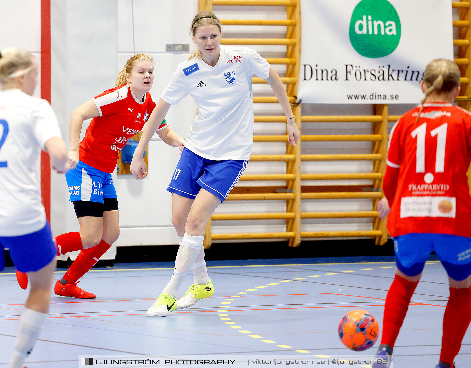 Dina-cupen 2024 1 4-final Vedums AIS-IFK Hjo 2-3,dam,Idrottshallen,Töreboda,Sverige,Futsal,,2024,326226