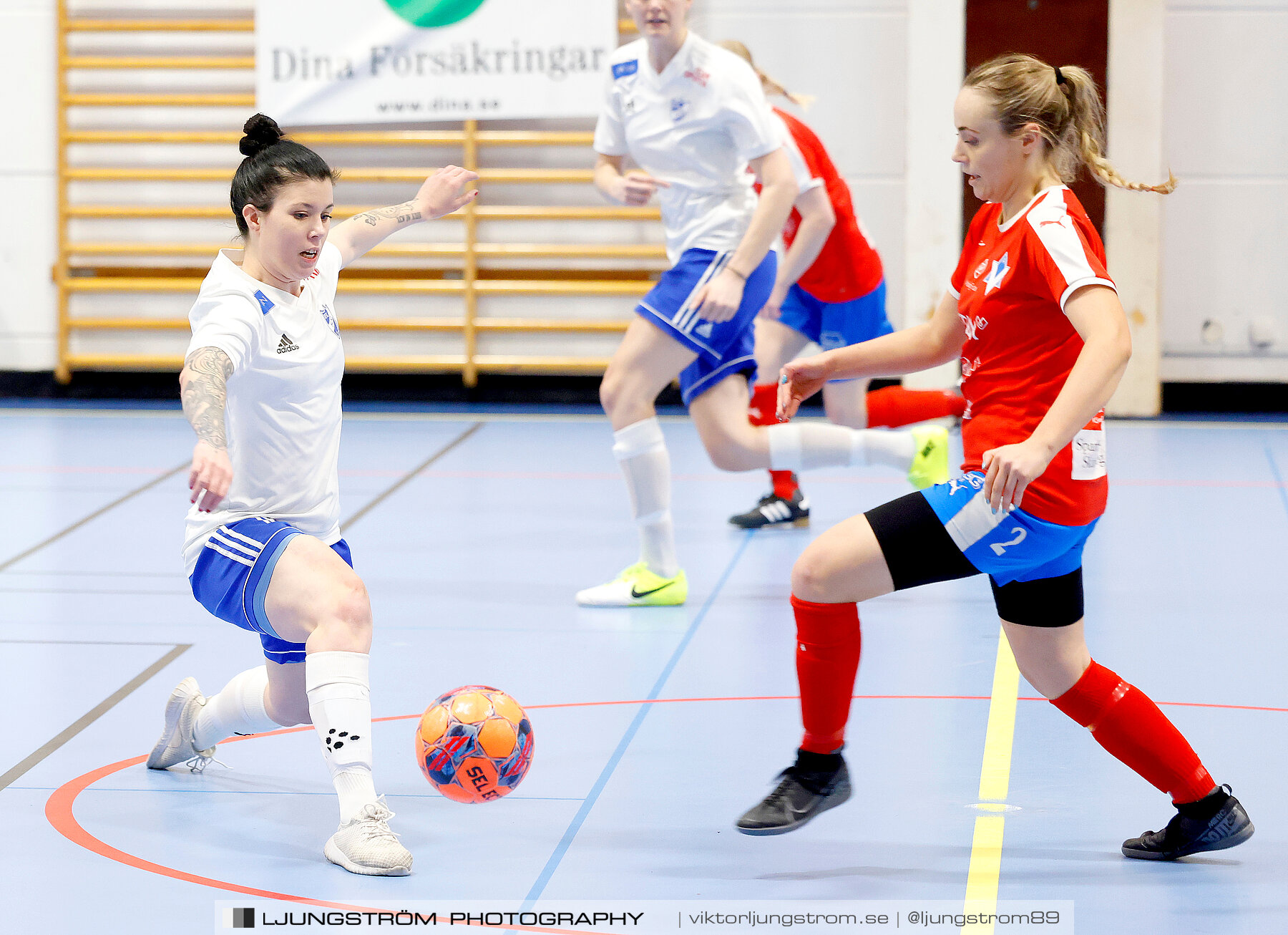 Dina-cupen 2024 1 4-final Vedums AIS-IFK Hjo 2-3,dam,Idrottshallen,Töreboda,Sverige,Futsal,,2024,326232