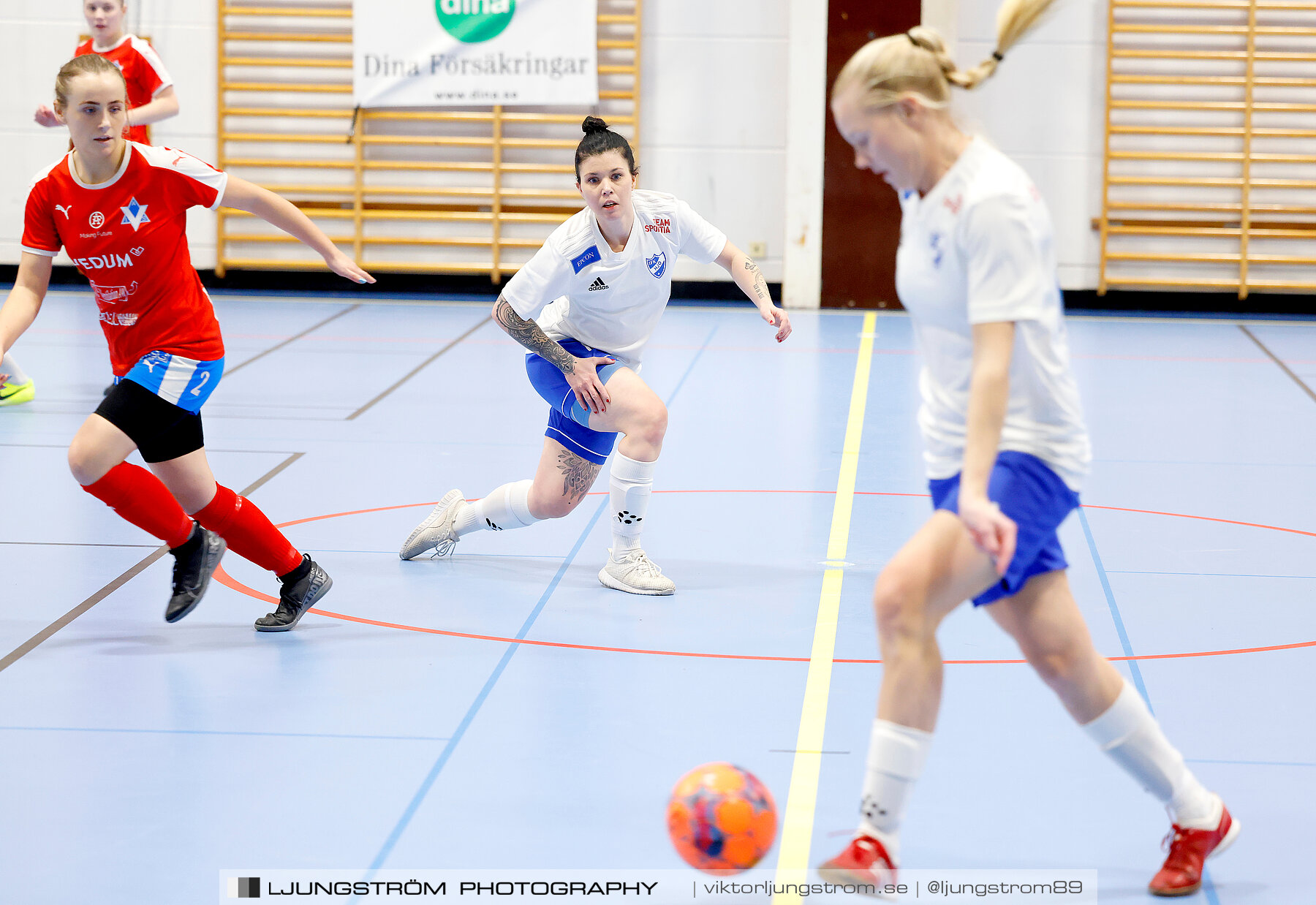Dina-cupen 2024 1 4-final Vedums AIS-IFK Hjo 2-3,dam,Idrottshallen,Töreboda,Sverige,Futsal,,2024,326233