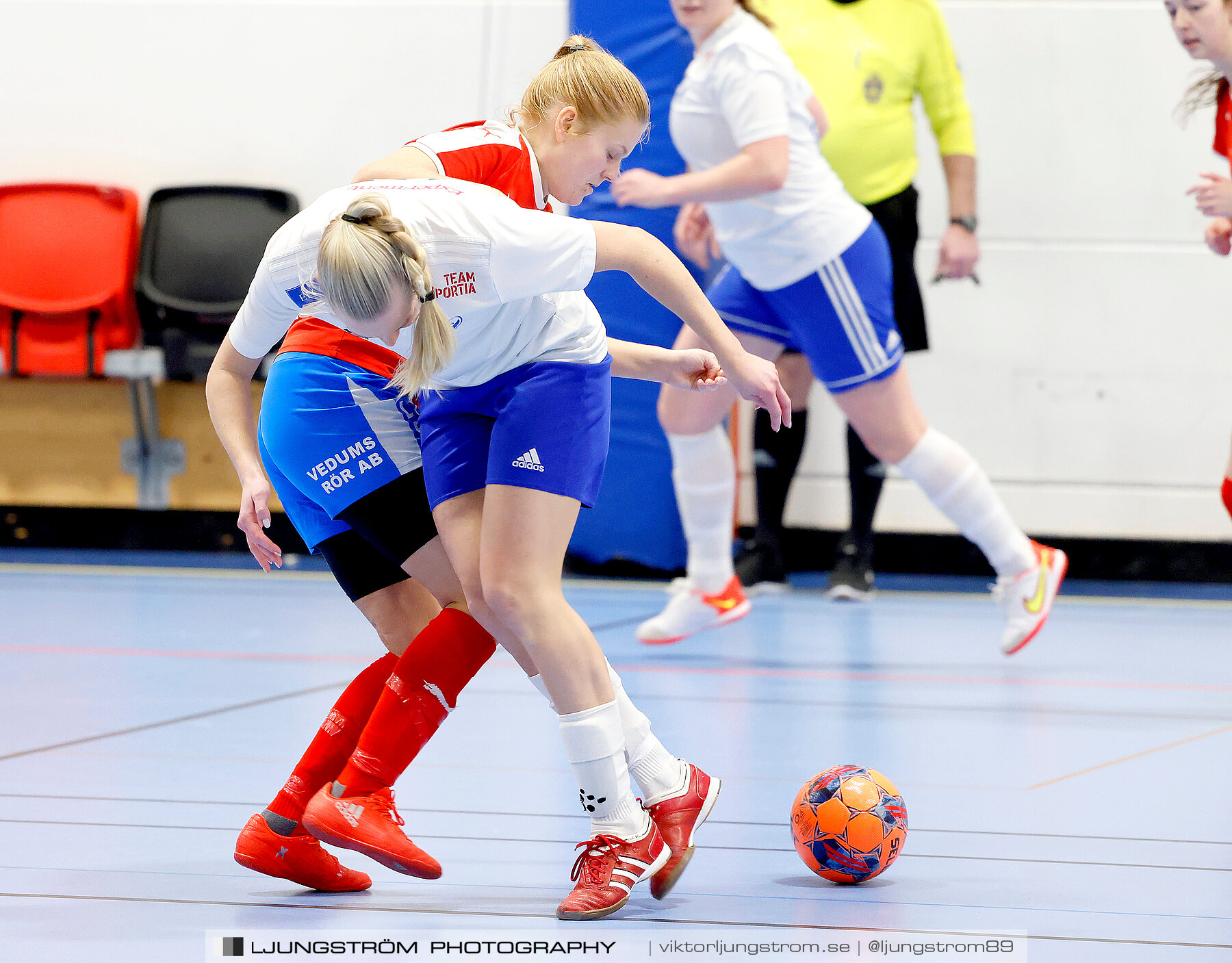 Dina-cupen 2024 1 4-final Vedums AIS-IFK Hjo 2-3,dam,Idrottshallen,Töreboda,Sverige,Futsal,,2024,326236