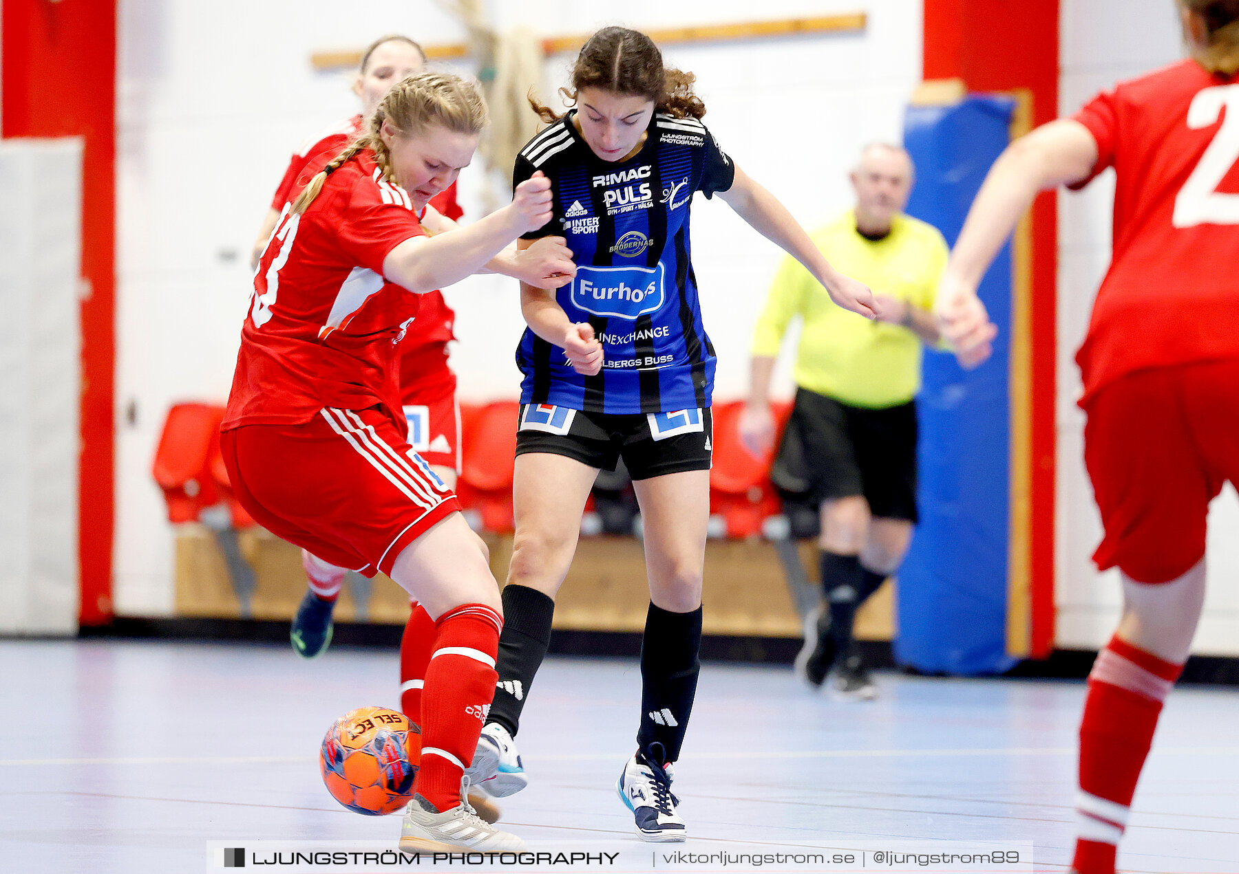 Dina-cupen 2024 1 2-final Skövde KIK-Mariestads BoIS FF 2-0,dam,Idrottshallen,Töreboda,Sverige,Futsal,,2024,326250