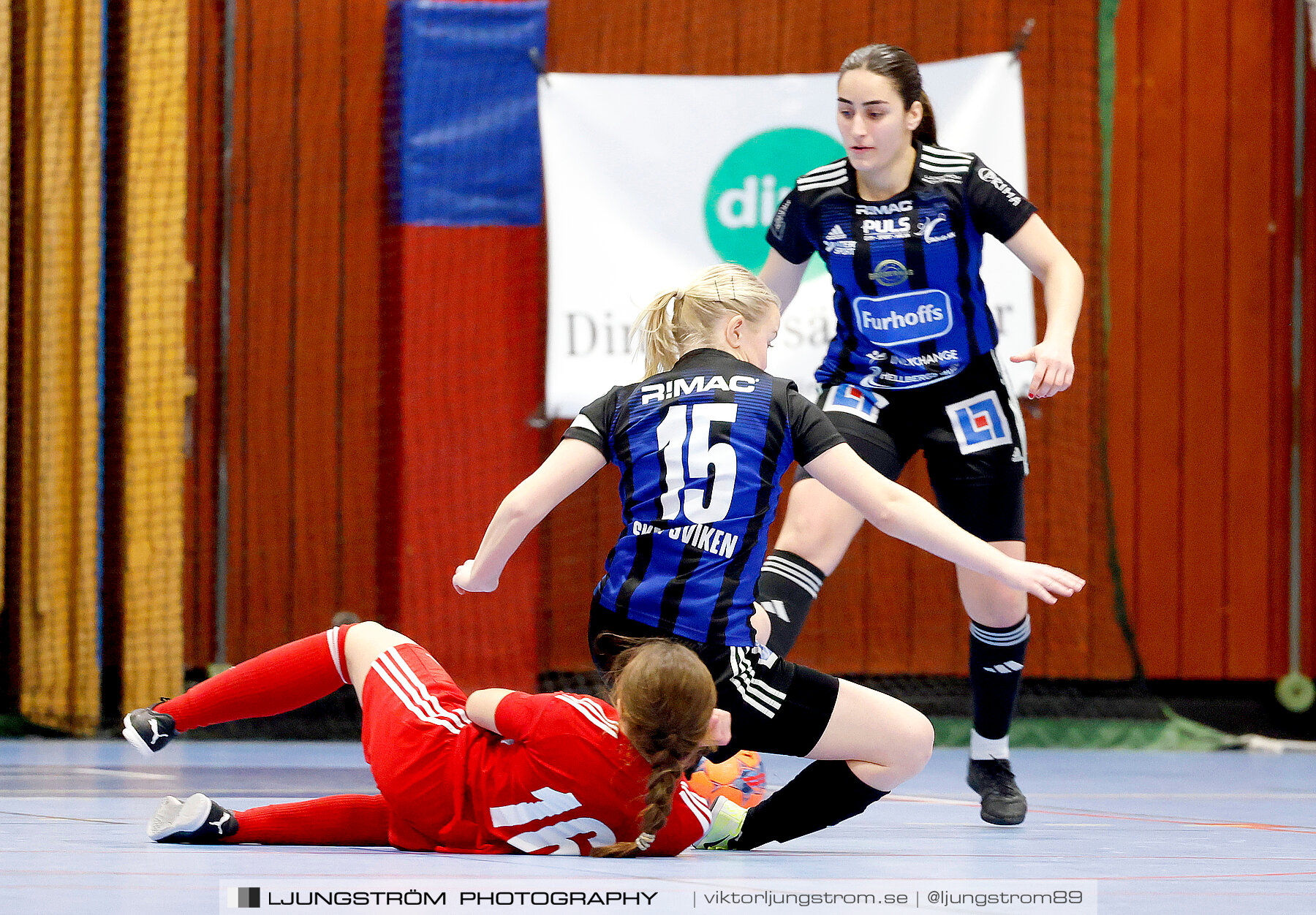 Dina-cupen 2024 1 2-final Skövde KIK-Mariestads BoIS FF 2-0,dam,Idrottshallen,Töreboda,Sverige,Futsal,,2024,326256