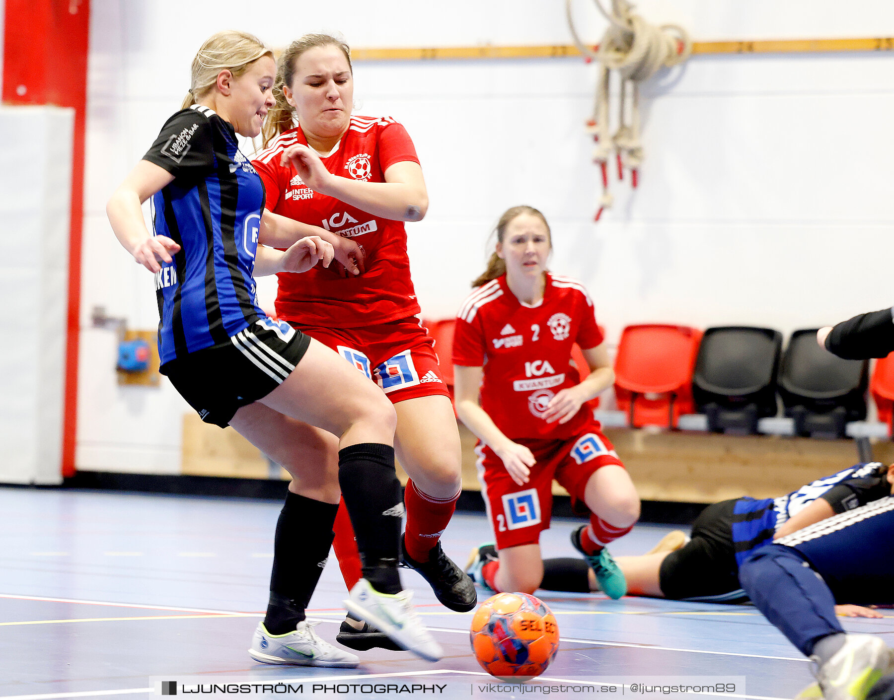Dina-cupen 2024 1 2-final Skövde KIK-Mariestads BoIS FF 2-0,dam,Idrottshallen,Töreboda,Sverige,Futsal,,2024,326287