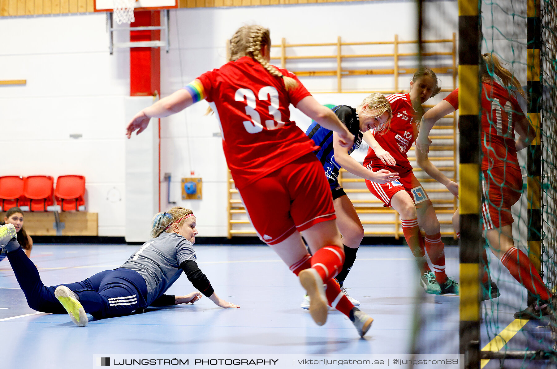 Dina-cupen 2024 1 2-final Skövde KIK-Mariestads BoIS FF 2-0,dam,Idrottshallen,Töreboda,Sverige,Futsal,,2024,326291