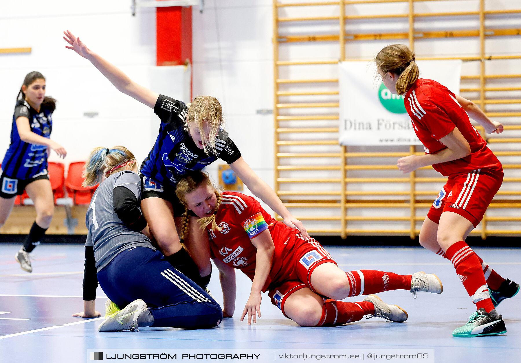 Dina-cupen 2024 1 2-final Skövde KIK-Mariestads BoIS FF 2-0,dam,Idrottshallen,Töreboda,Sverige,Futsal,,2024,326295