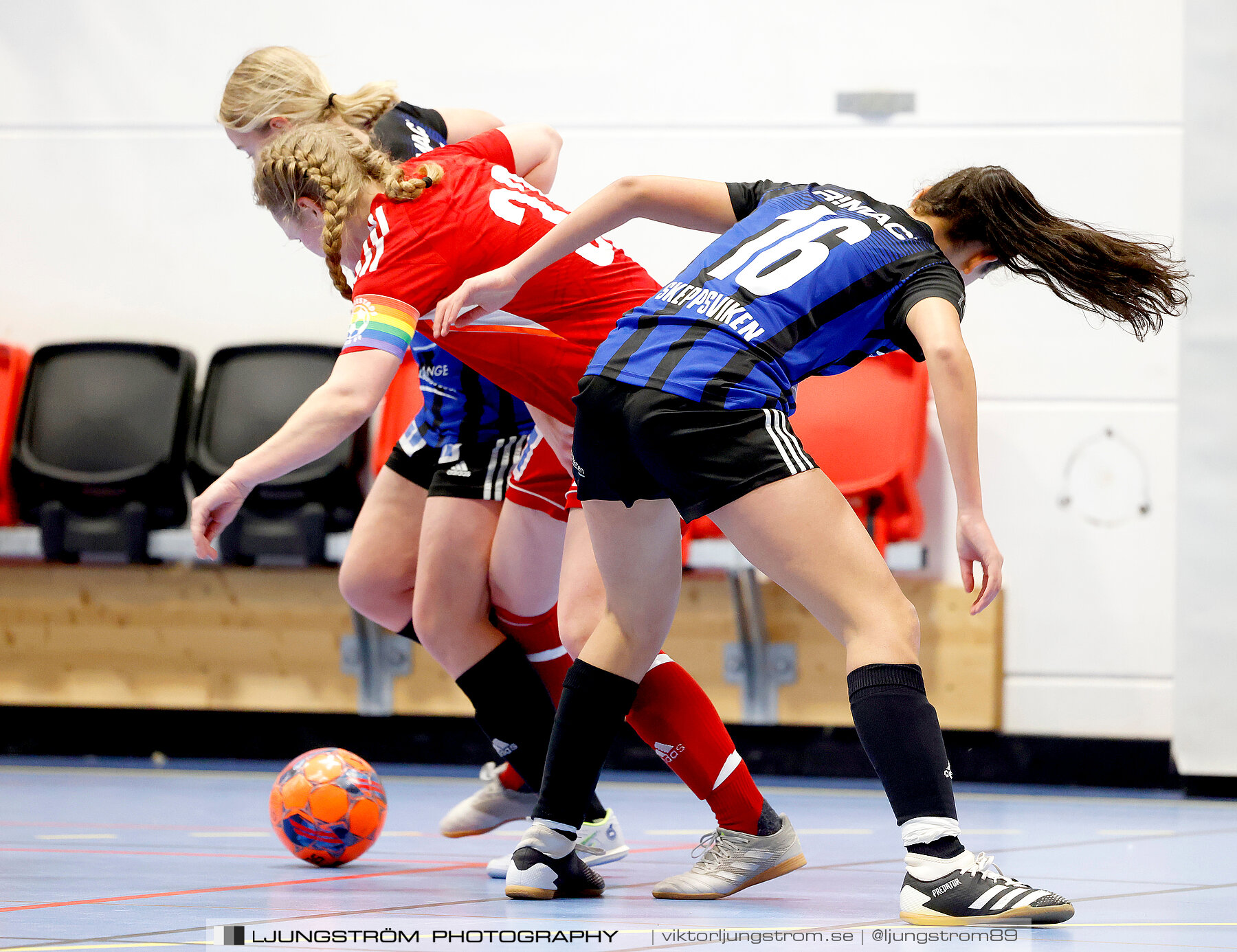 Dina-cupen 2024 1 2-final Skövde KIK-Mariestads BoIS FF 2-0,dam,Idrottshallen,Töreboda,Sverige,Futsal,,2024,326304