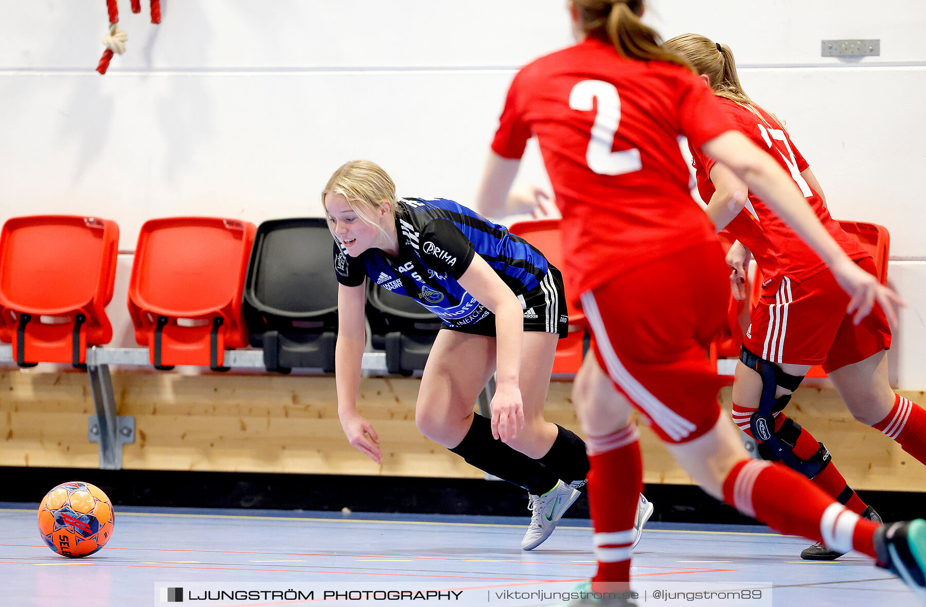 Dina-cupen 2024 1 2-final Skövde KIK-Mariestads BoIS FF 2-0,dam,Idrottshallen,Töreboda,Sverige,Futsal,,2024,326321