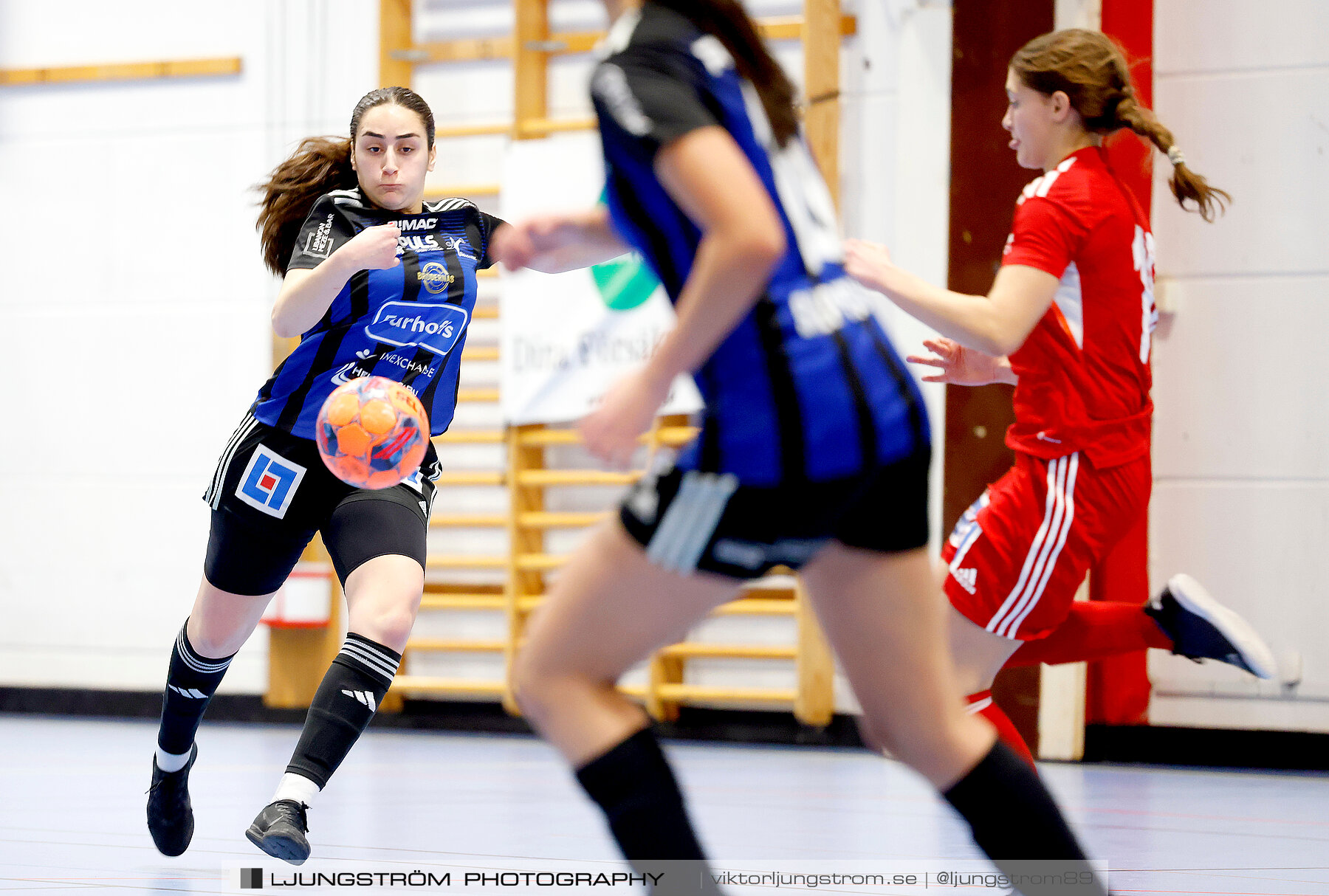 Dina-cupen 2024 1 2-final Skövde KIK-Mariestads BoIS FF 2-0,dam,Idrottshallen,Töreboda,Sverige,Futsal,,2024,326323