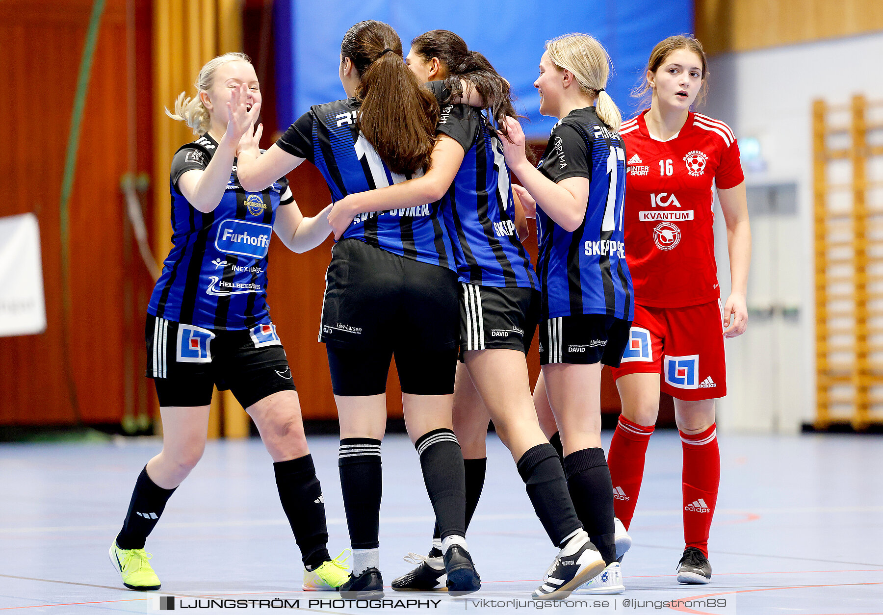 Dina-cupen 2024 1 2-final Skövde KIK-Mariestads BoIS FF 2-0,dam,Idrottshallen,Töreboda,Sverige,Futsal,,2024,326333
