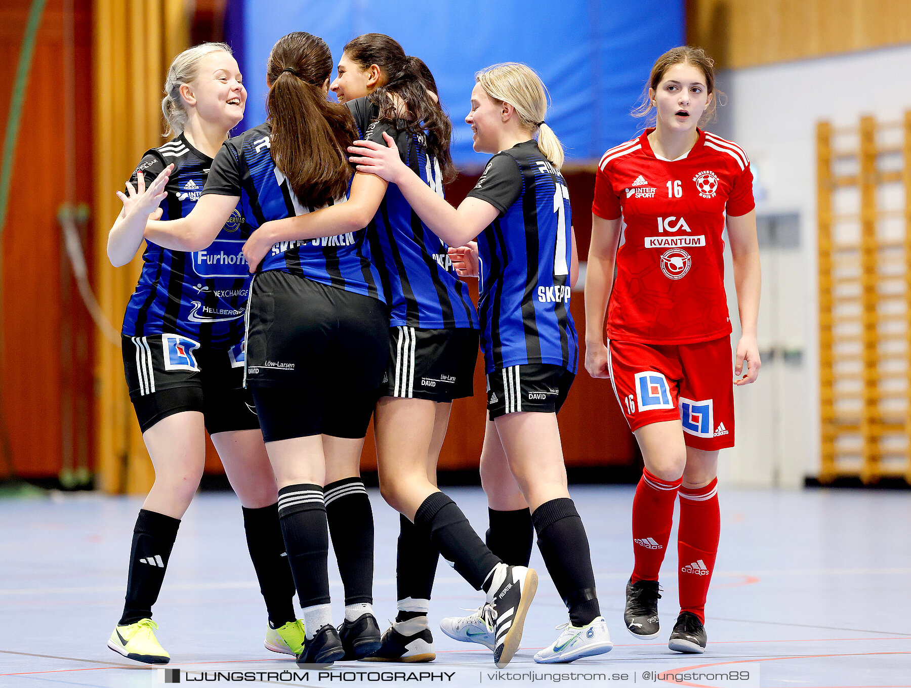 Dina-cupen 2024 1 2-final Skövde KIK-Mariestads BoIS FF 2-0,dam,Idrottshallen,Töreboda,Sverige,Futsal,,2024,326334