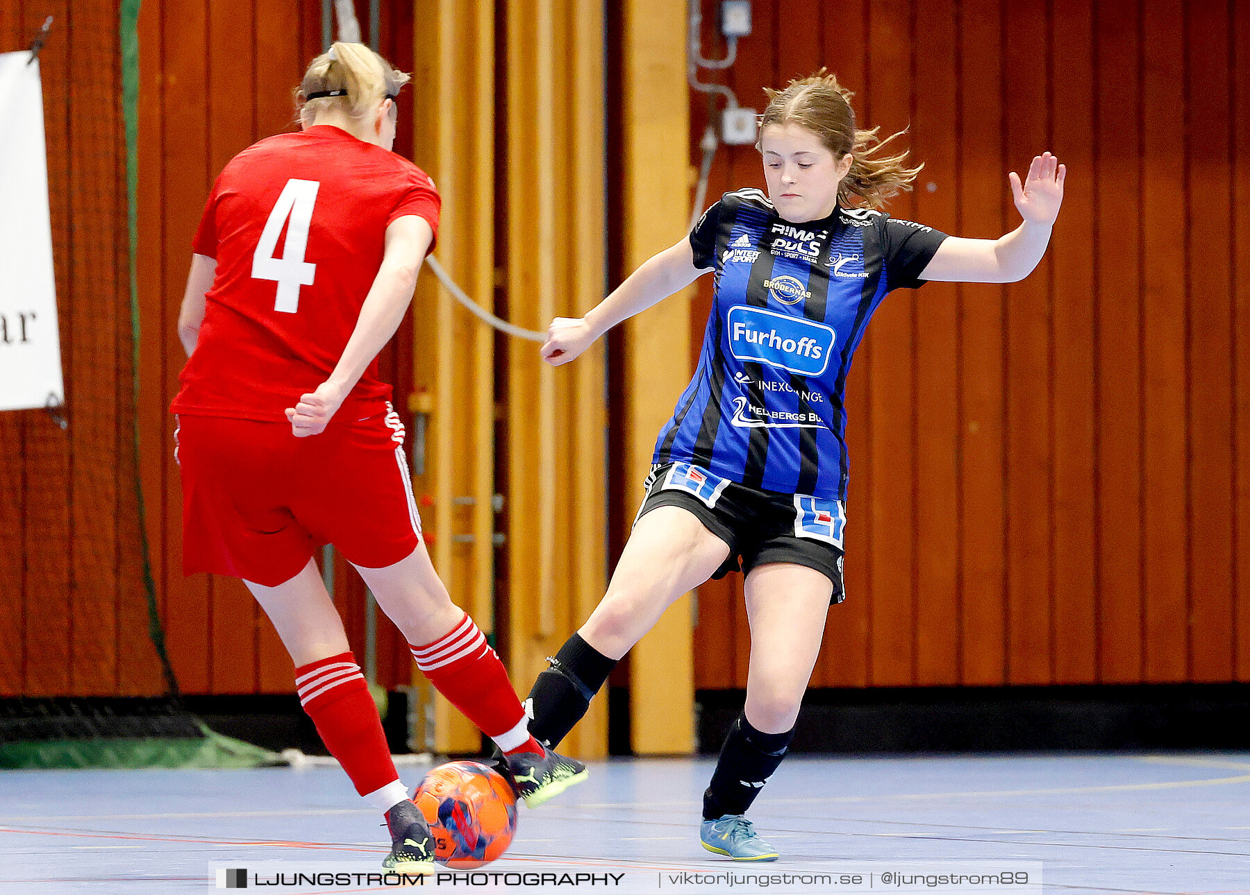 Dina-cupen 2024 1 2-final Skövde KIK-Mariestads BoIS FF 2-0,dam,Idrottshallen,Töreboda,Sverige,Futsal,,2024,326341