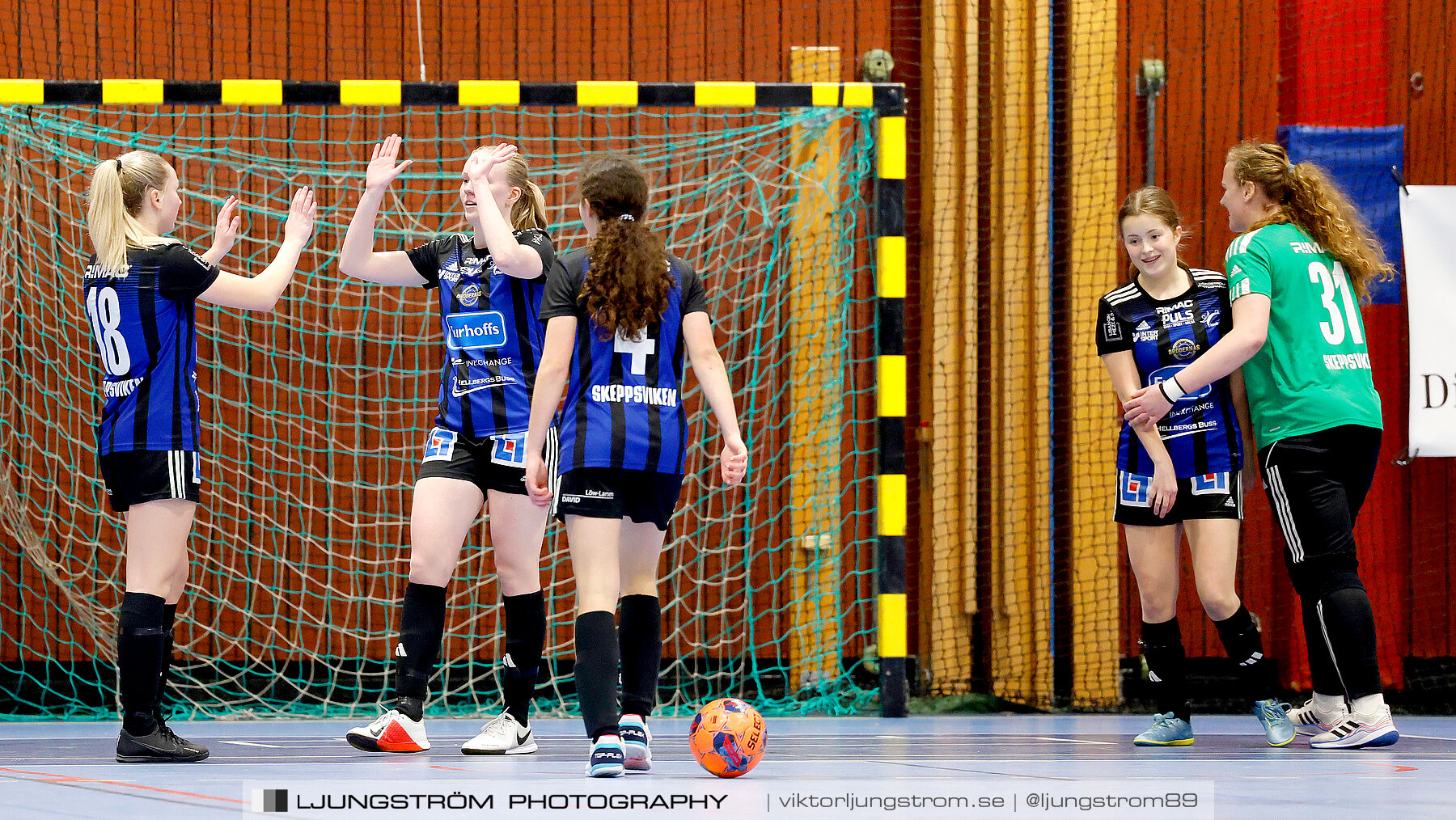 Dina-cupen 2024 1 2-final Skövde KIK-Mariestads BoIS FF 2-0,dam,Idrottshallen,Töreboda,Sverige,Futsal,,2024,326345